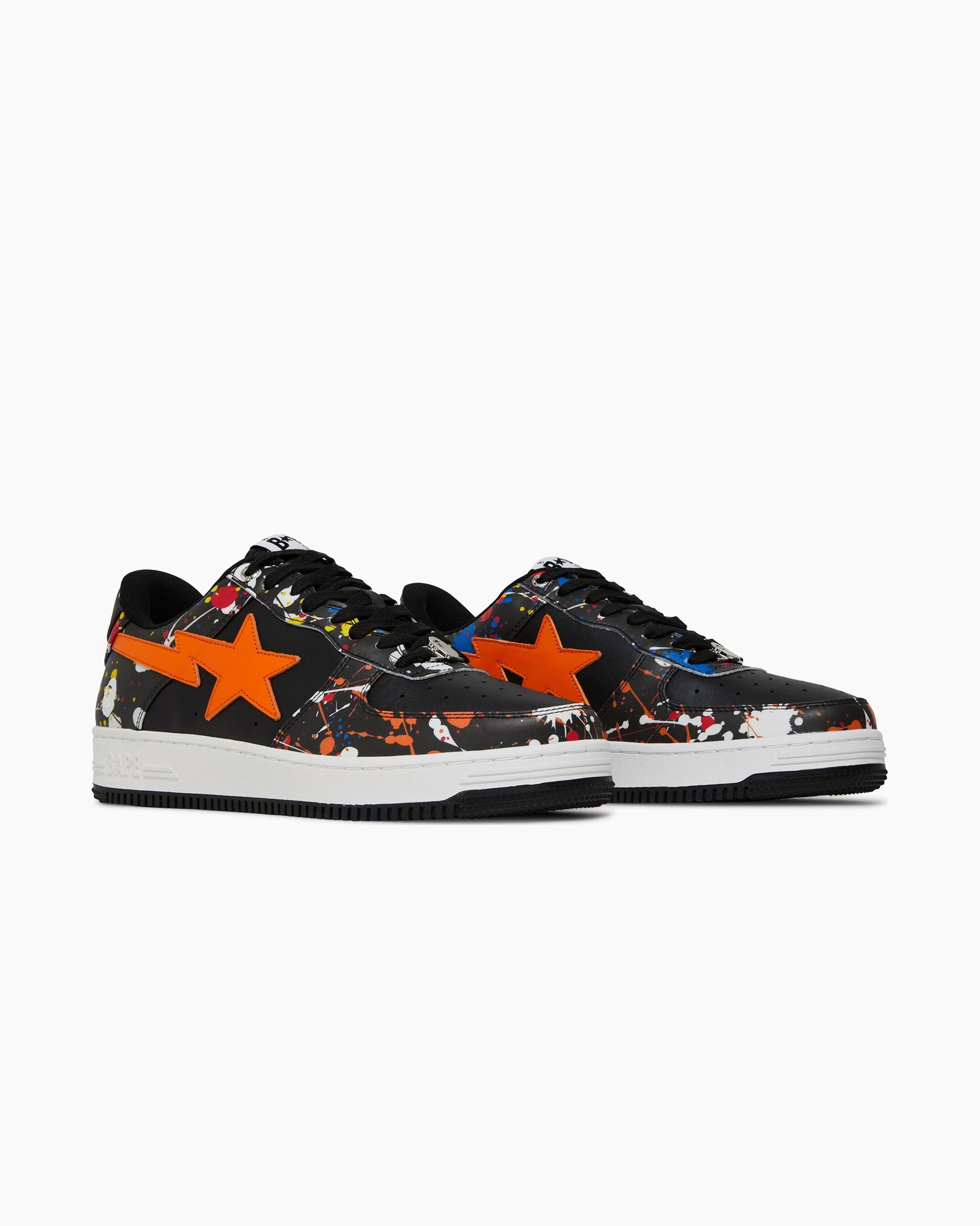 A Bathing Ape Bape Sta Paint Splatter Black