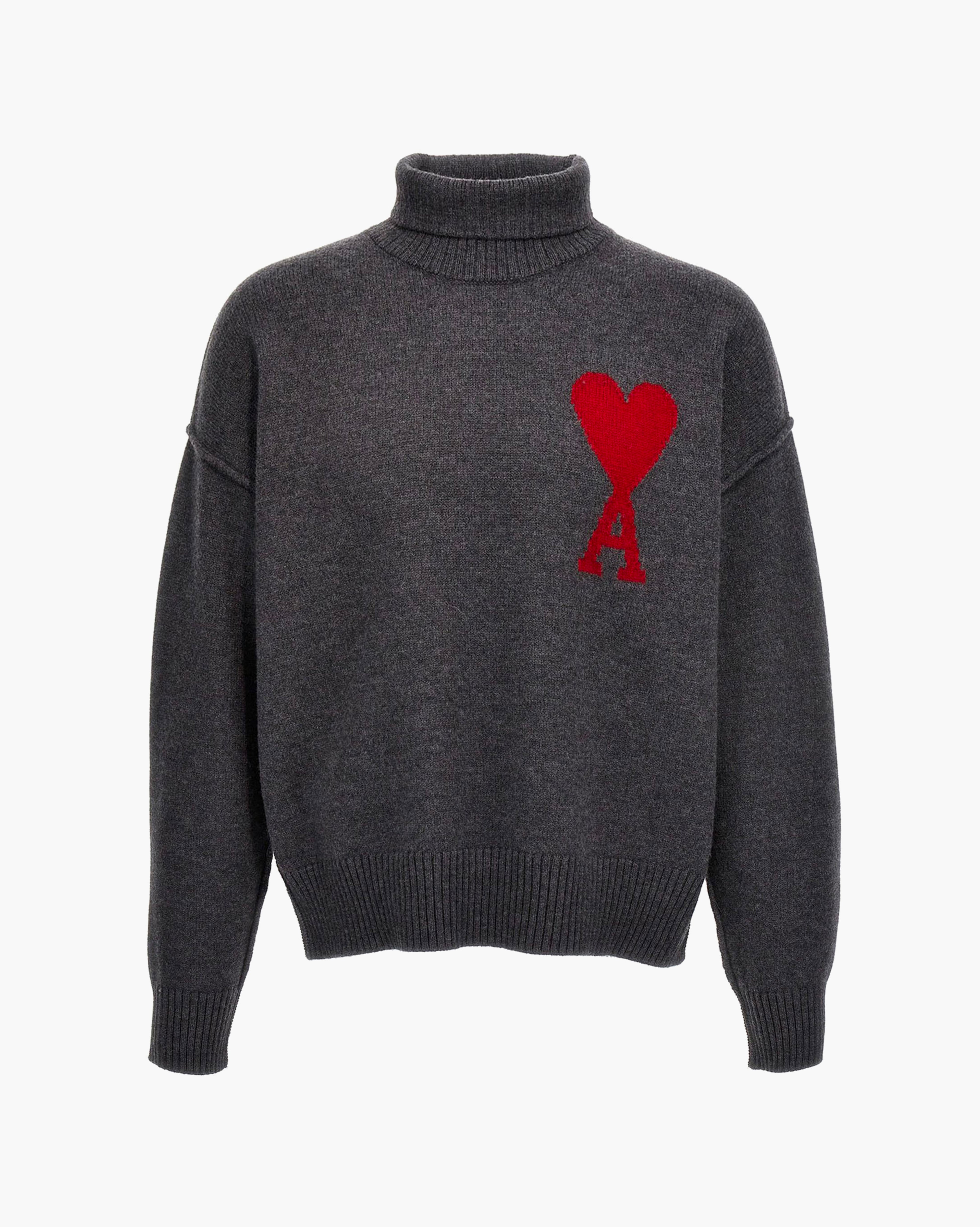 Ami Grey wool jumper