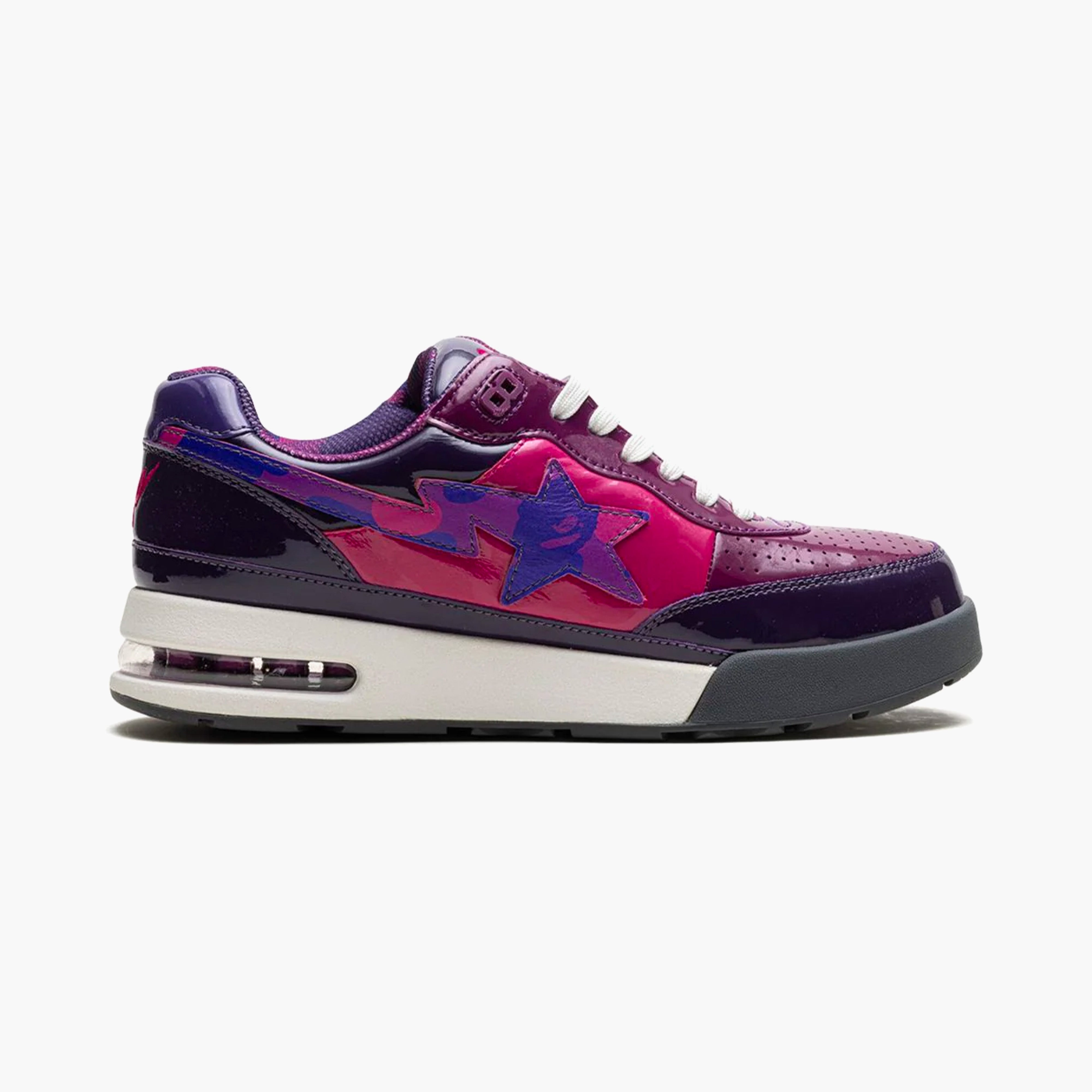 A Bathing Ape Bape Road Sta Patent Leather Purple (2022)