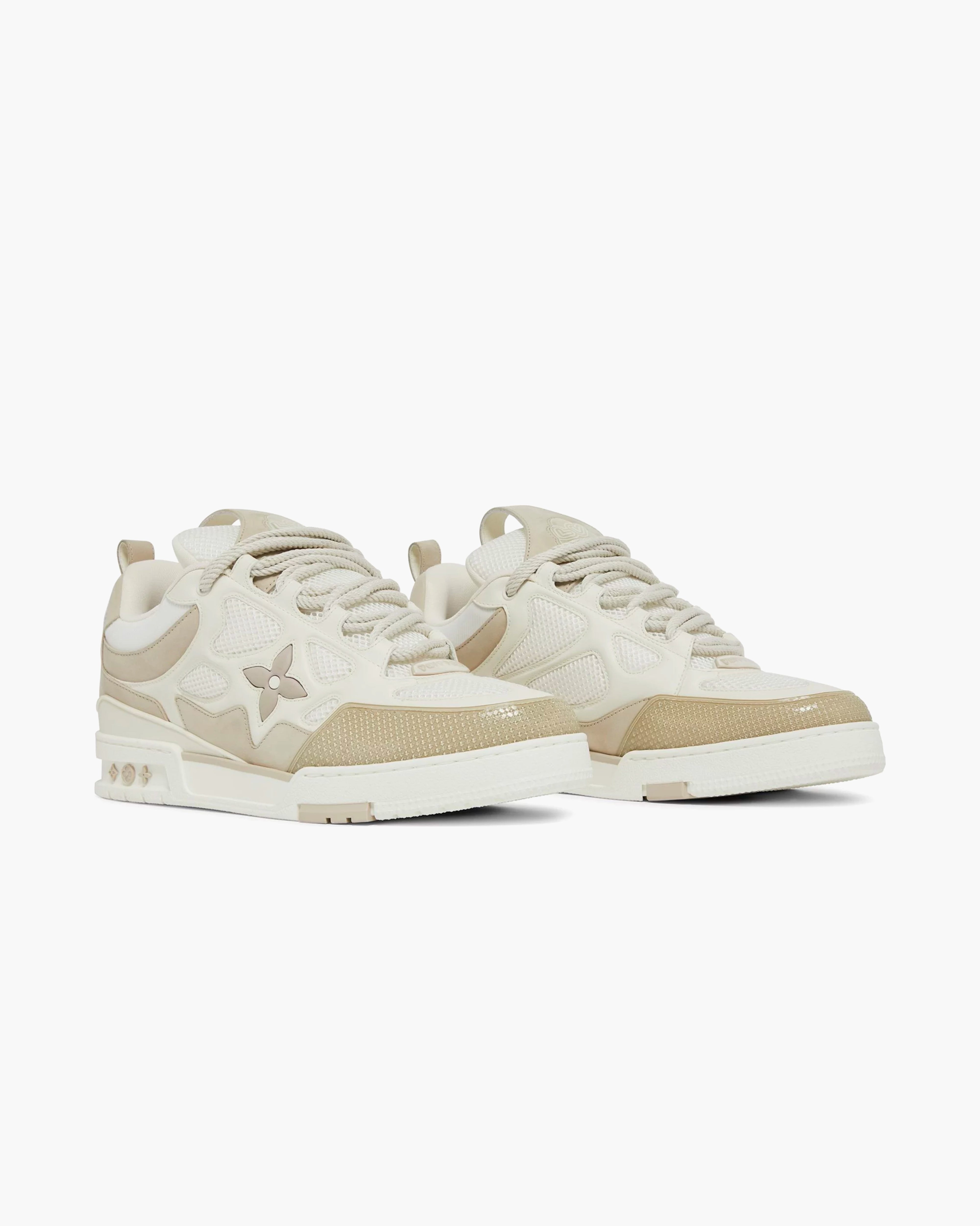 Louis Vuitton Skate Sneaker Beige White