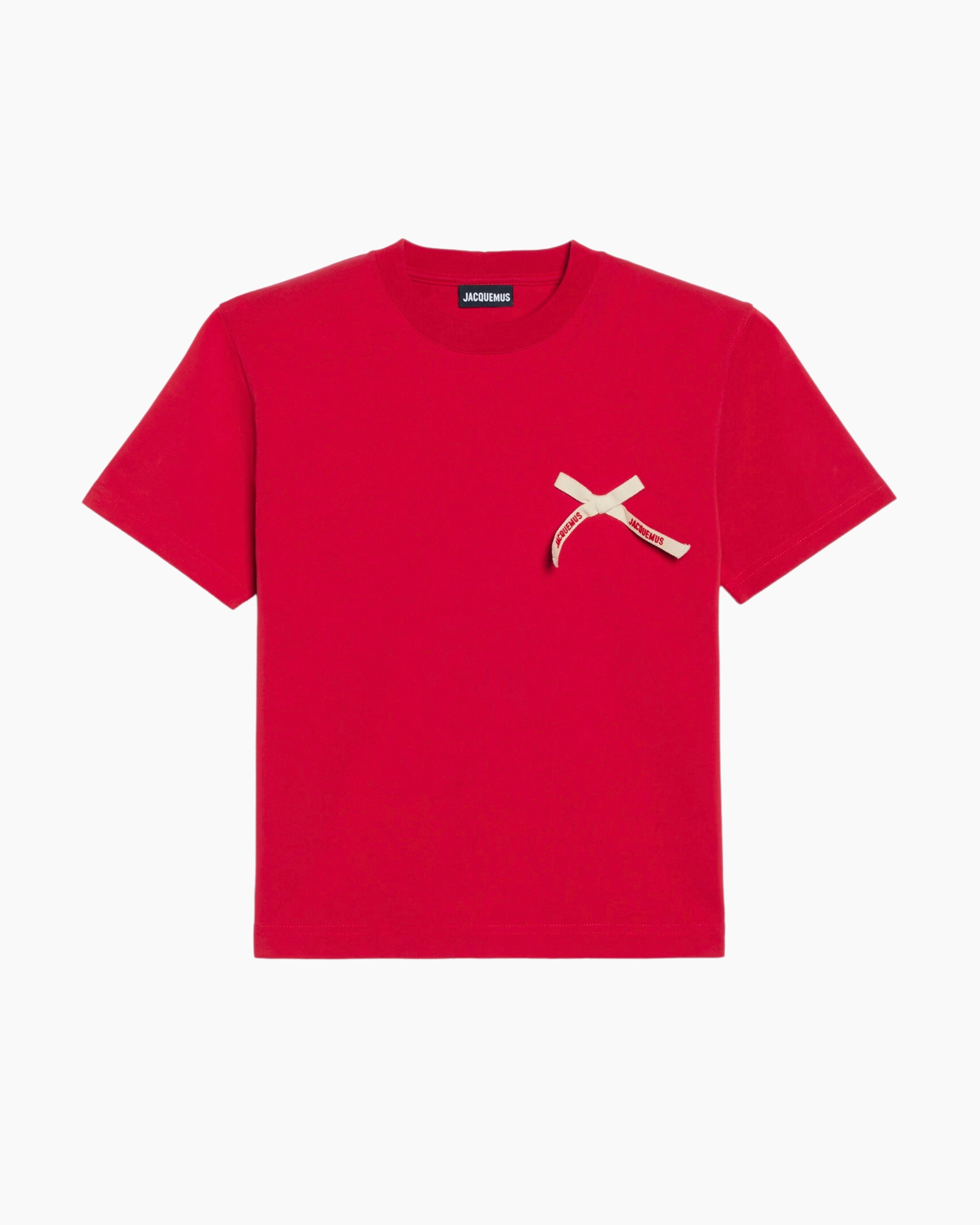 Jacquemus T-shirt Le T-Shirt Noeud Rouge - Dimension Stores