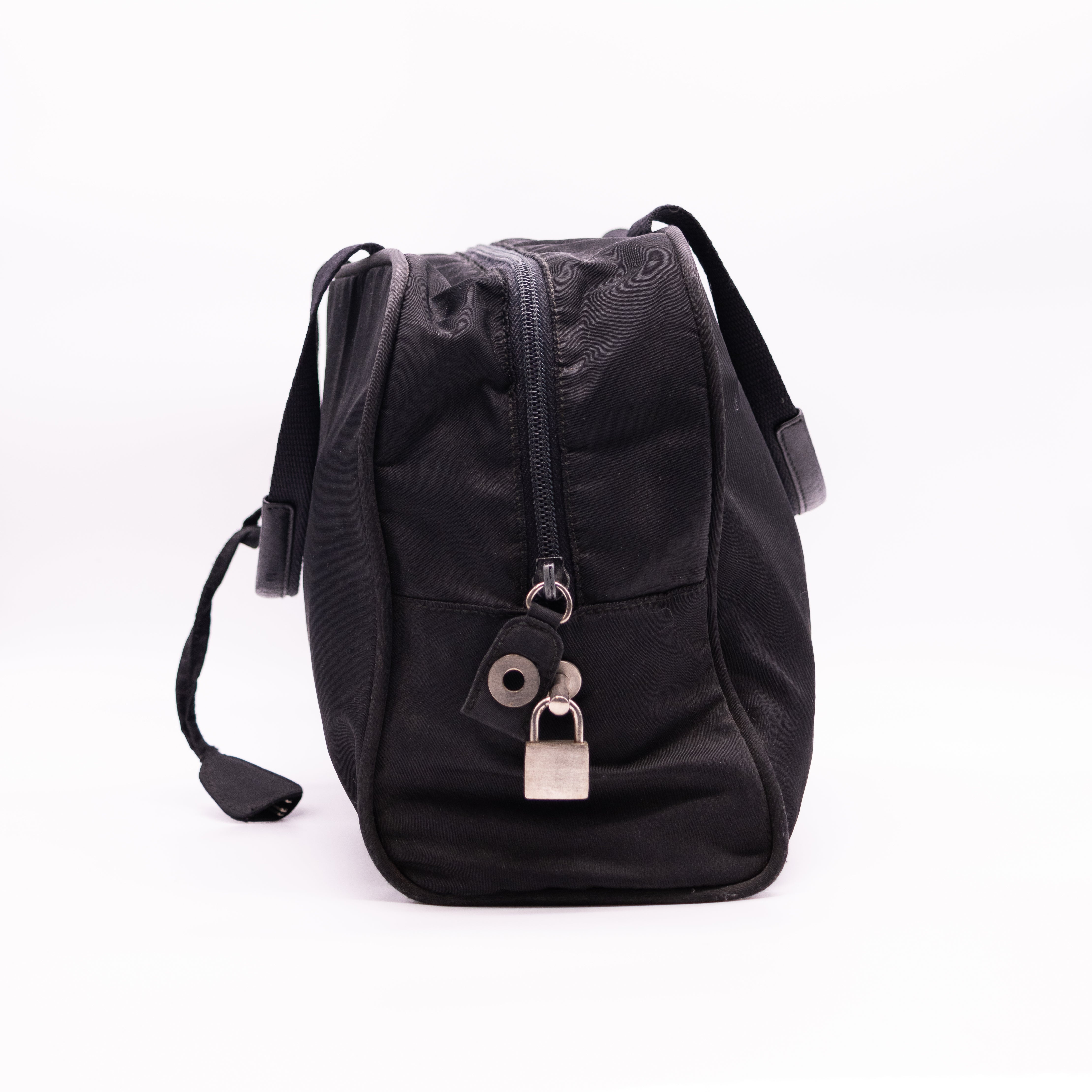 Prada Milano Black Messenger Bag