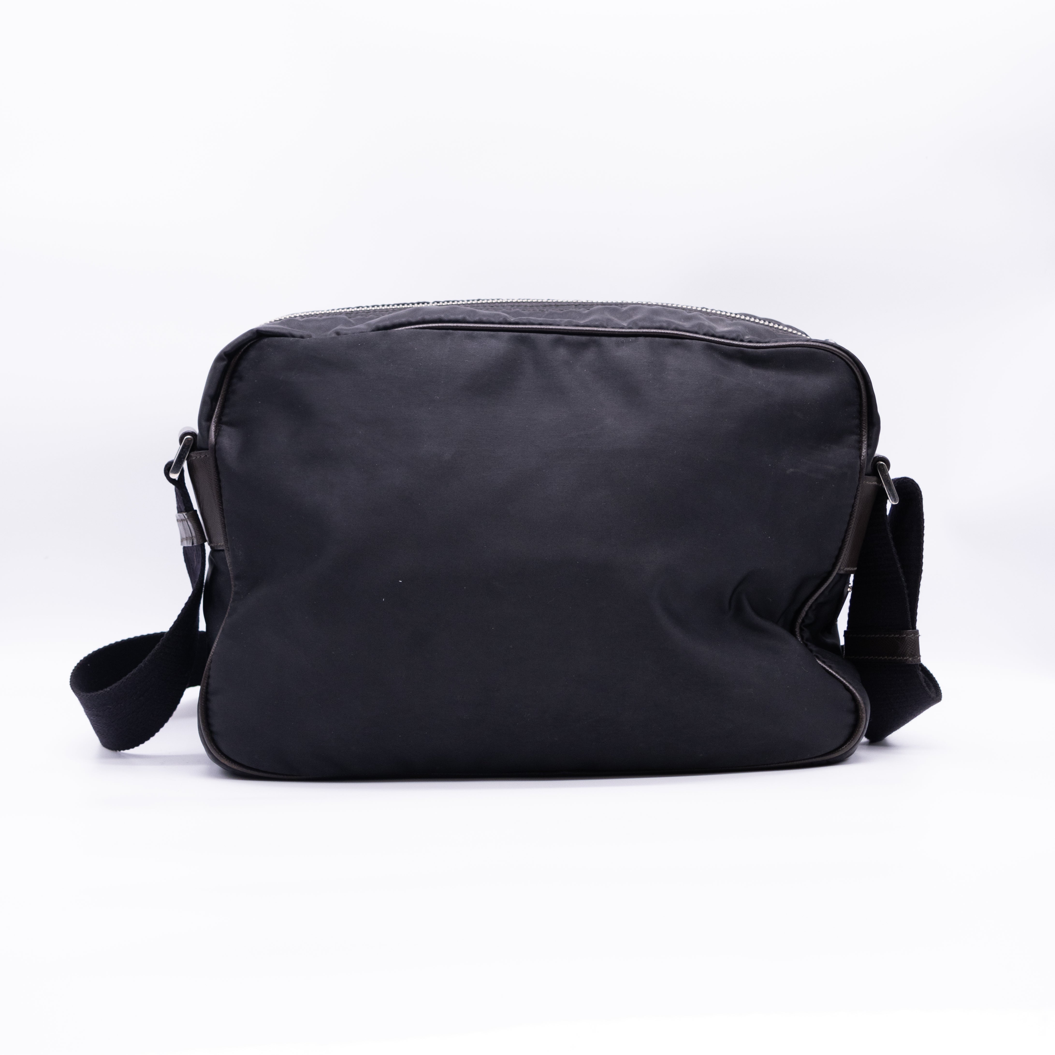 Prada Milano Black Messenger Bag