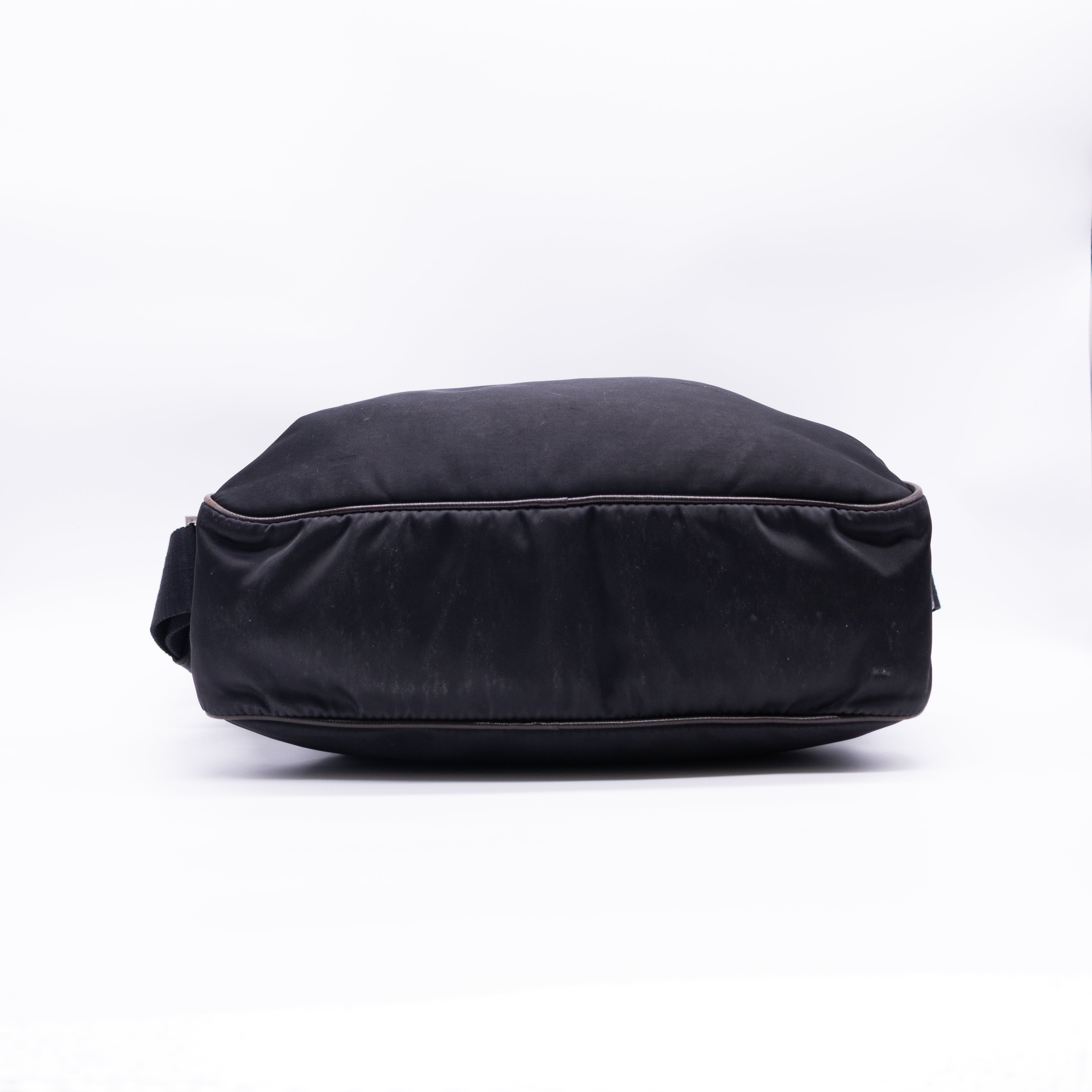 Prada Milano Black Messenger Bag