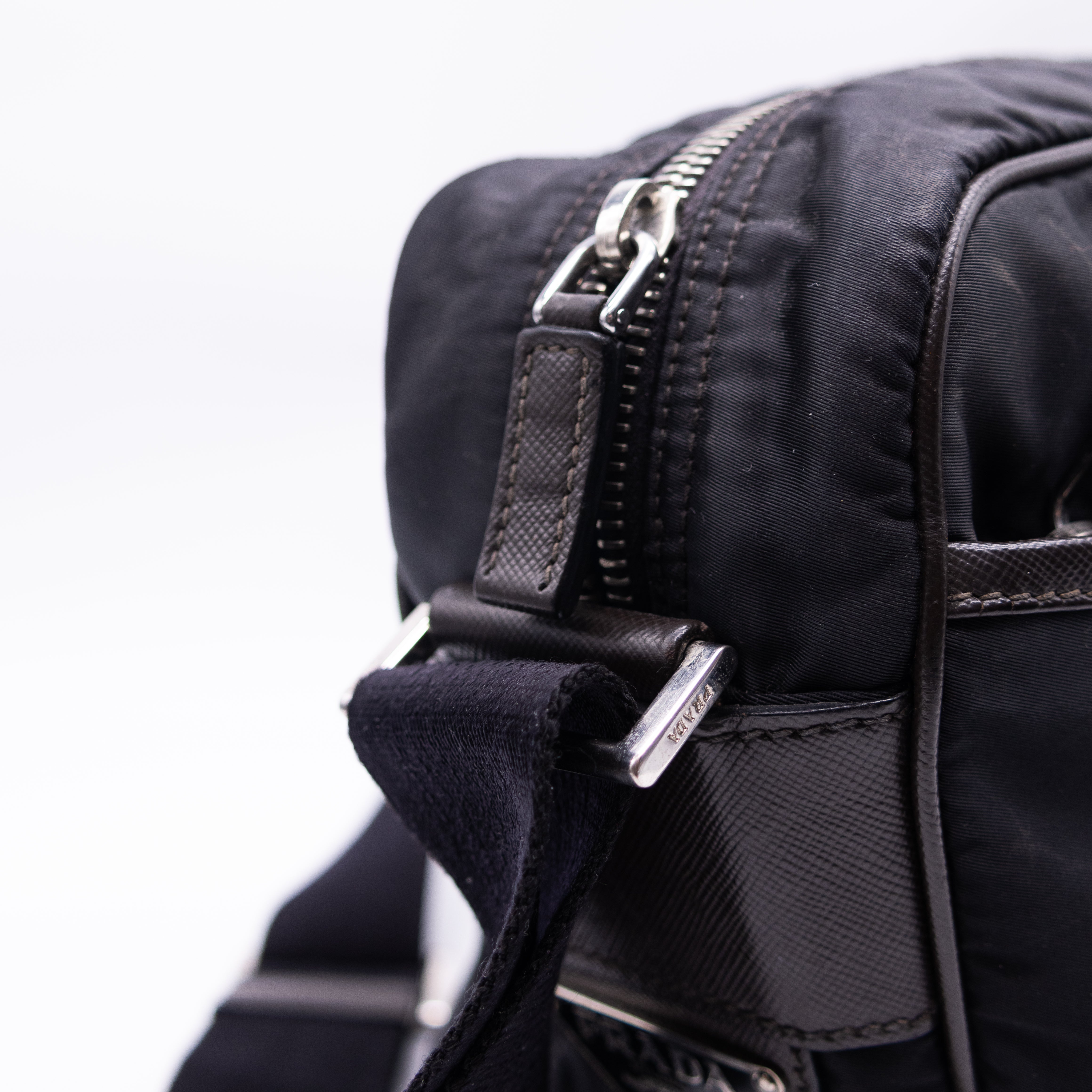 Prada Milano Black Messenger Bag