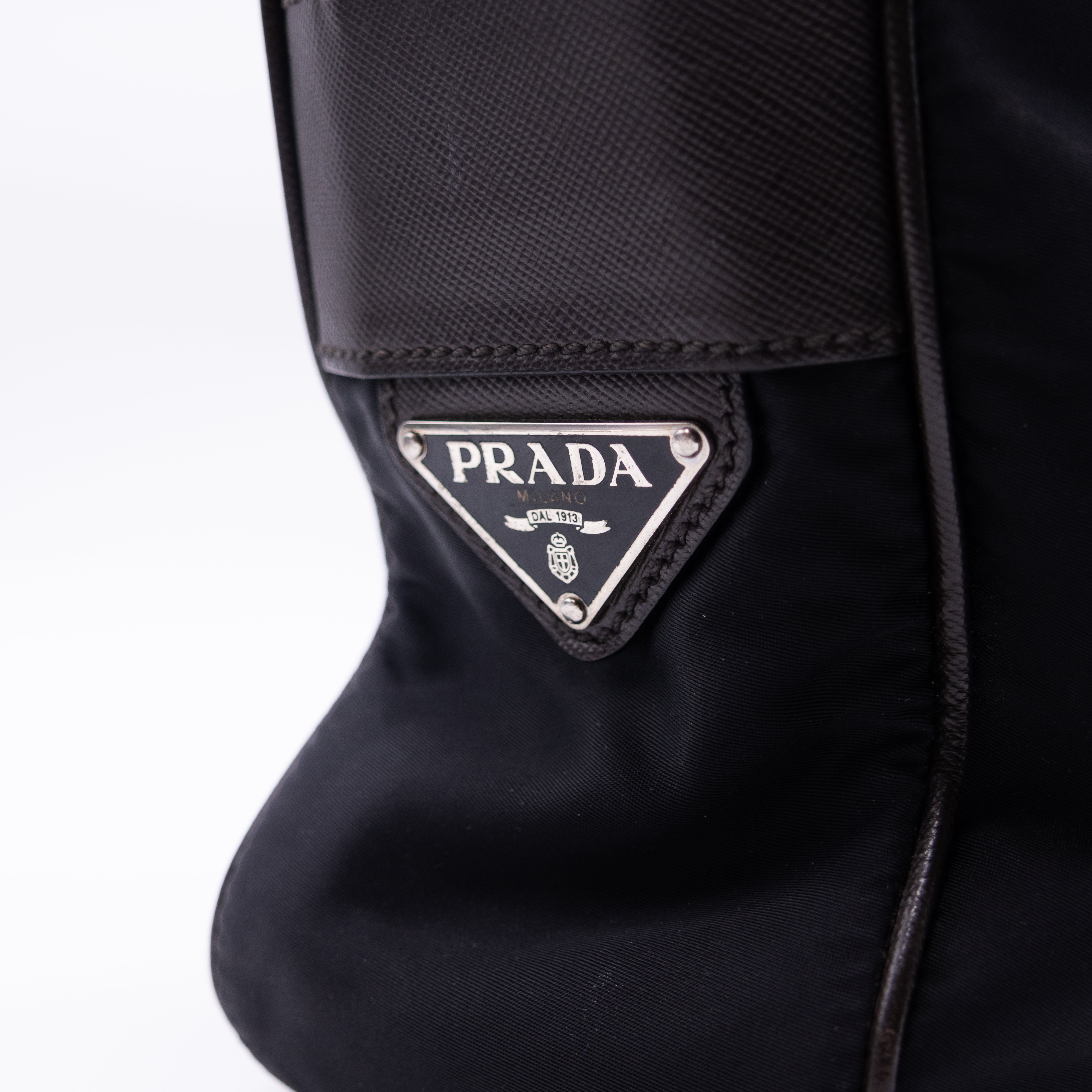 Prada Milano Black Messenger Bag