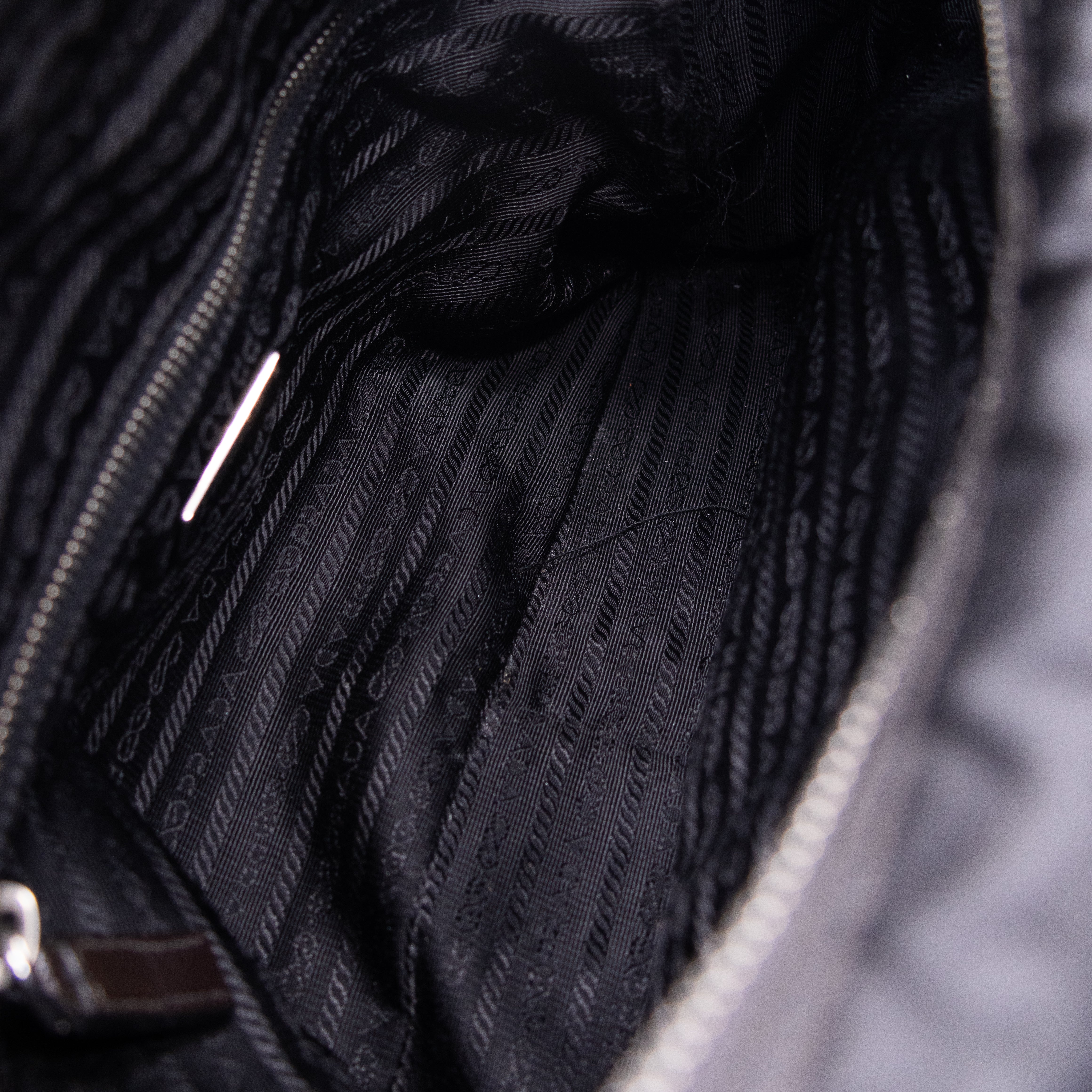 Prada Milano Black Messenger Bag