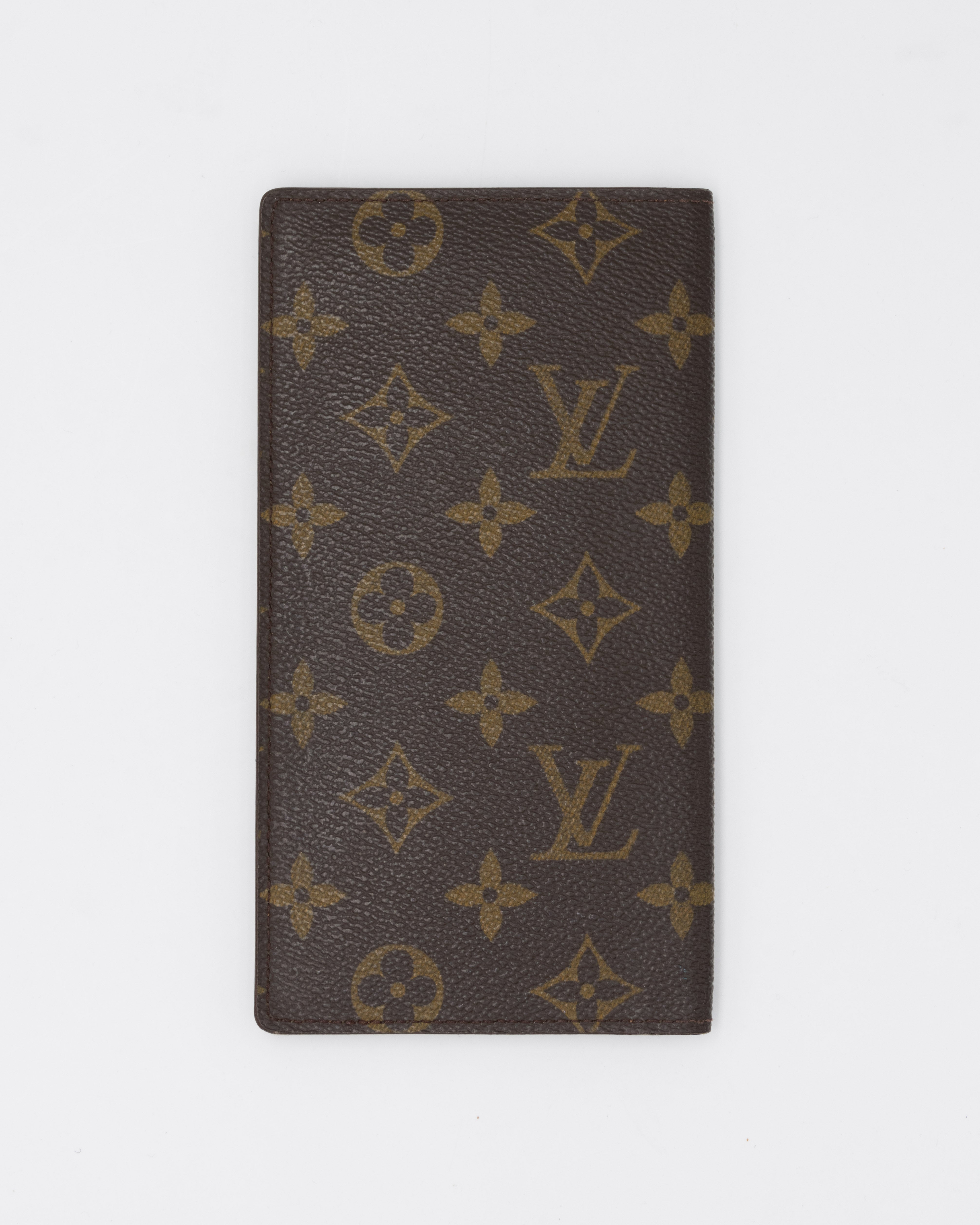Louis Vuitton Portefeuille Chéquier Monogram Marron