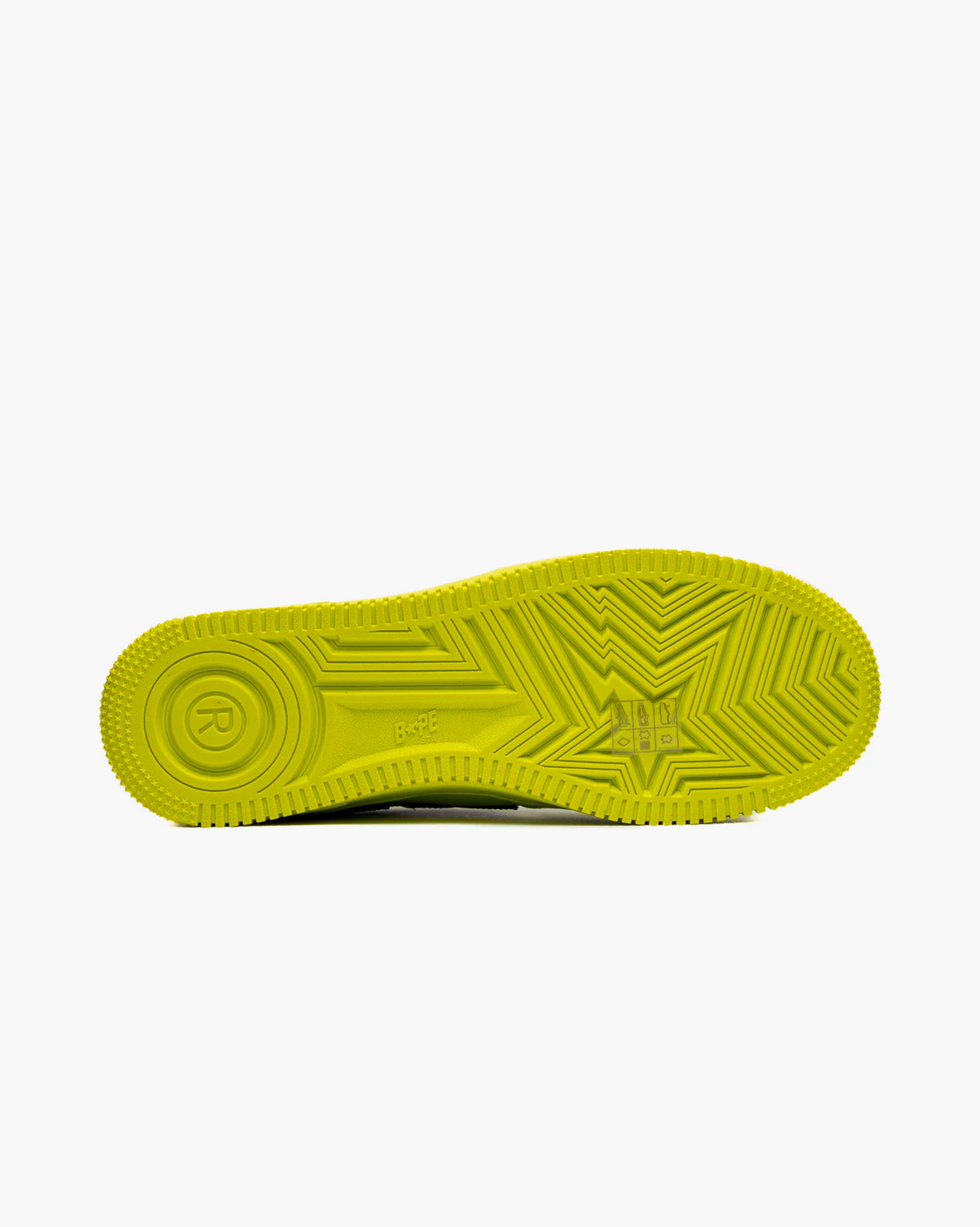 A Bathing Ape Bapesta #2 Yellow Patent 2024