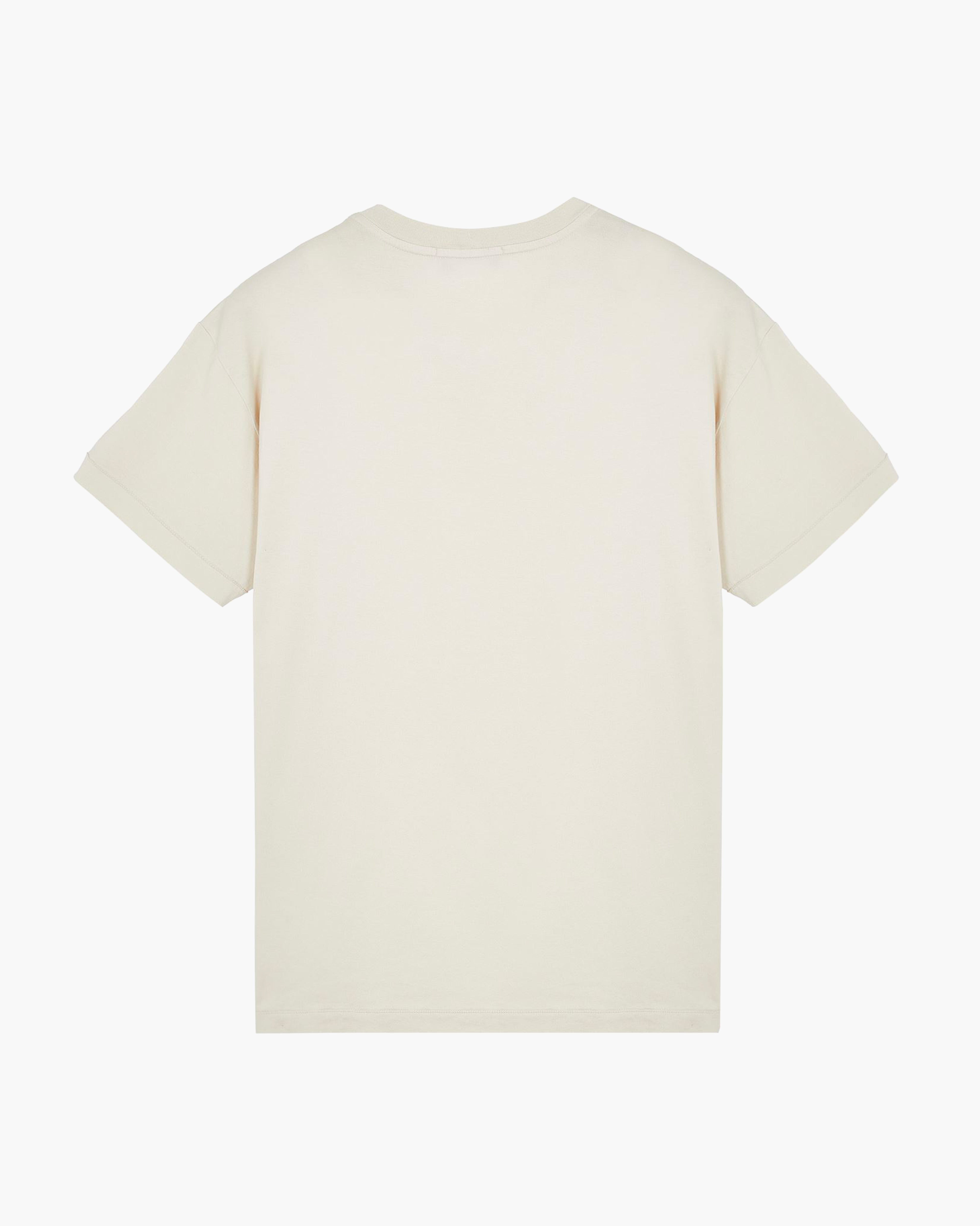 Stone Island T-Shirt logo patch beige