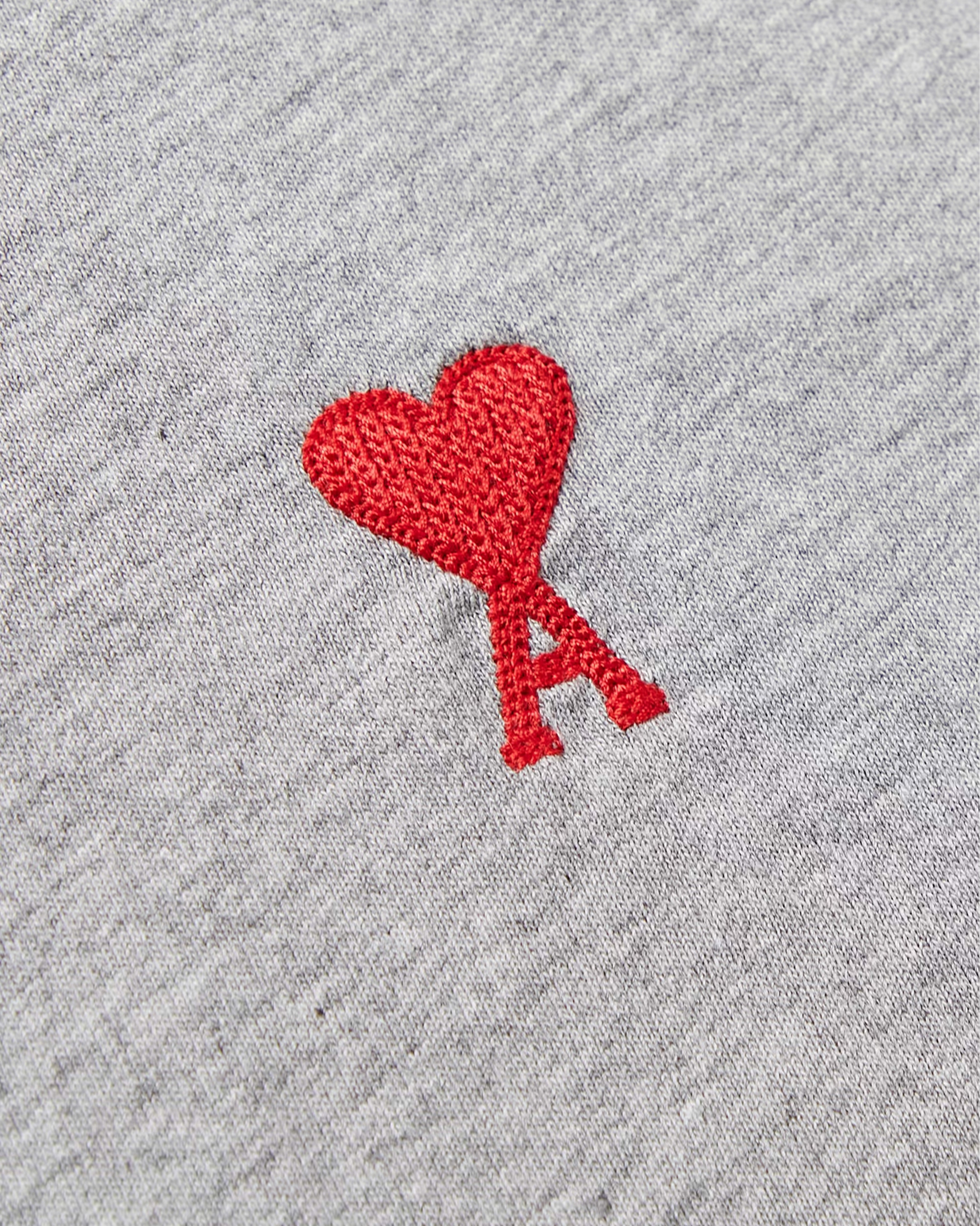 Ami Paris T-Shirt Ami de Coeur Gris - Dimension Stores