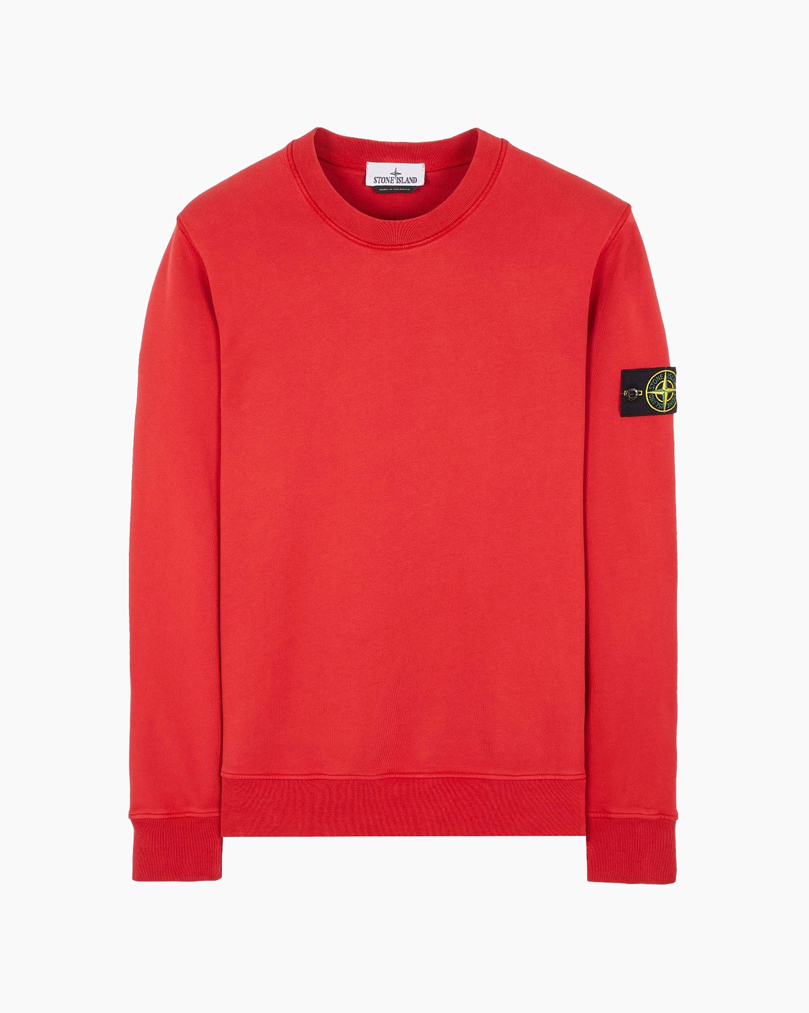 Stone Island SWEAT-SHIRT ROUGE STONE ISLAND