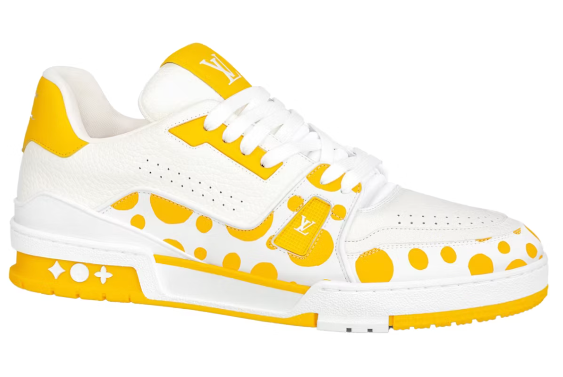 Louis Vuitton x Yayoi Kusama Trainer White Yellow