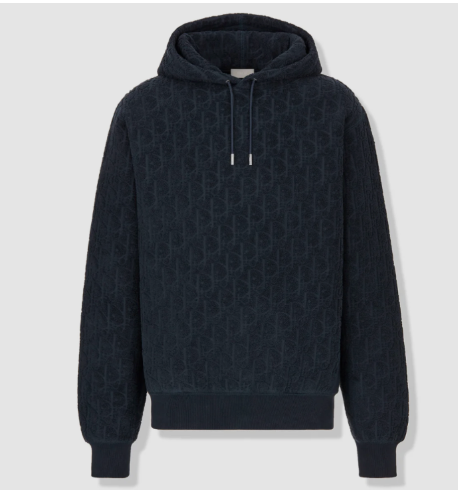 Dior Hoodie Oblique Marine