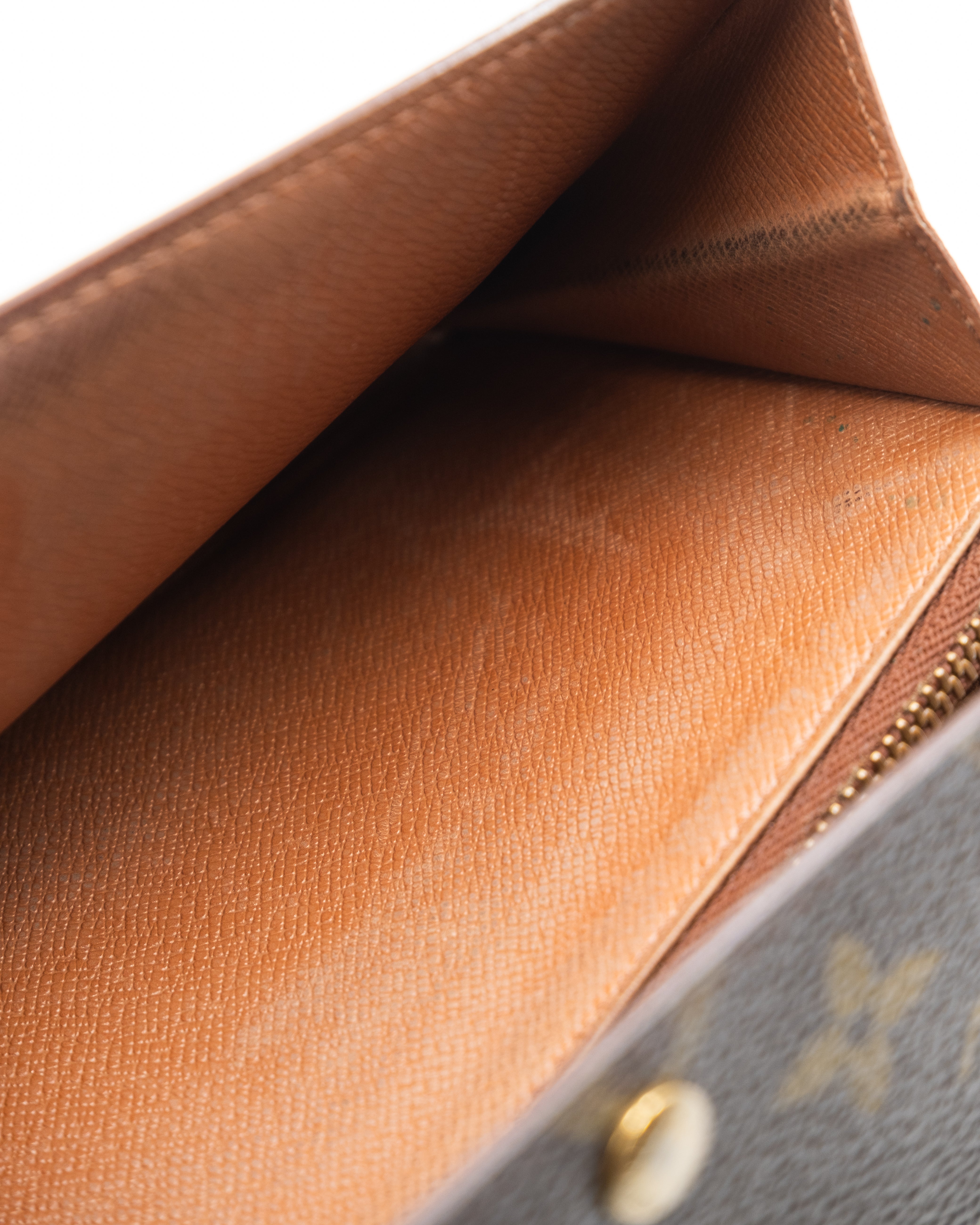 Louis Vuitton Portefeuille Porte Trésor Monogram Marron