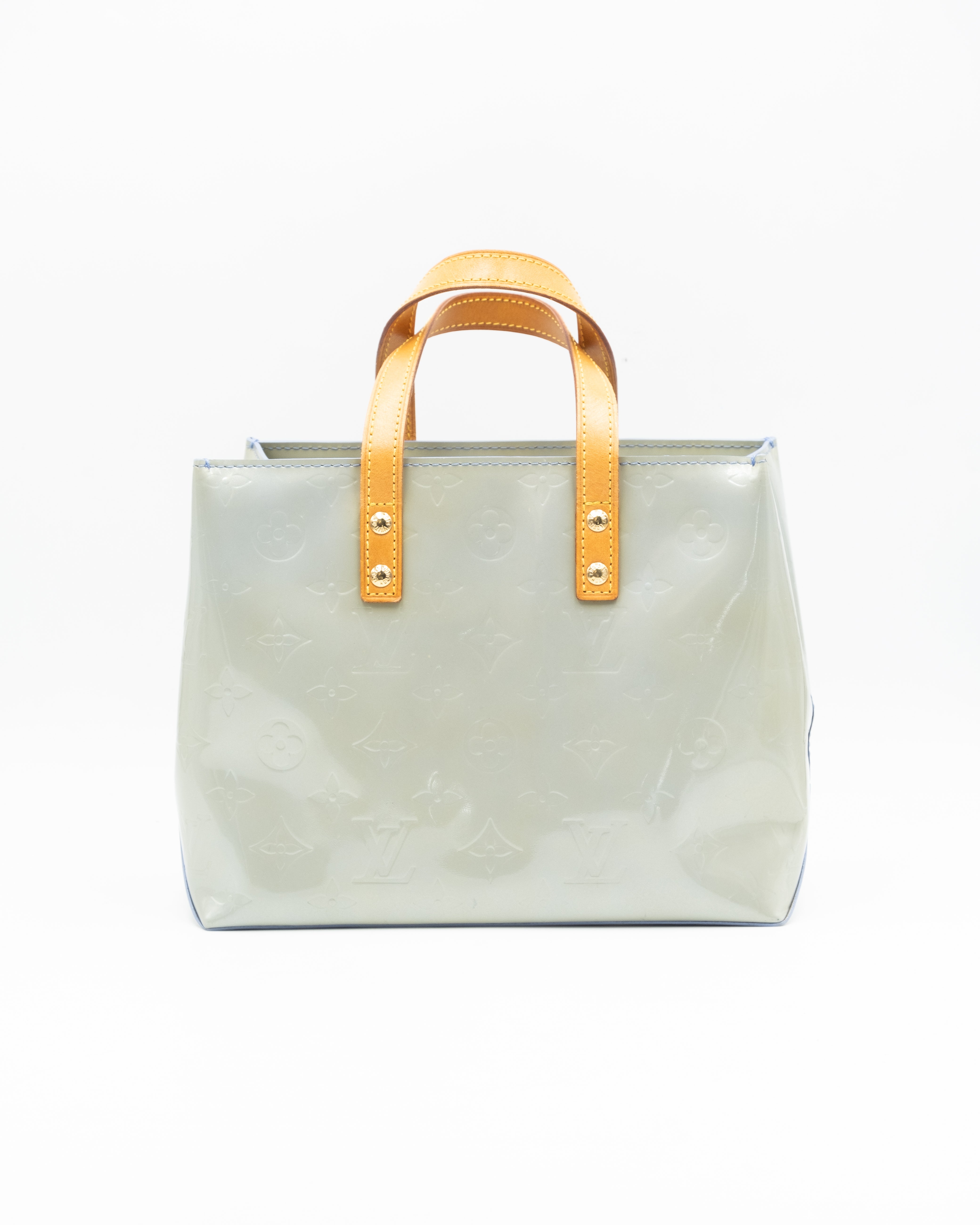 Louis Vuitton Sac à main Vernis Reade PM Vert d'eau