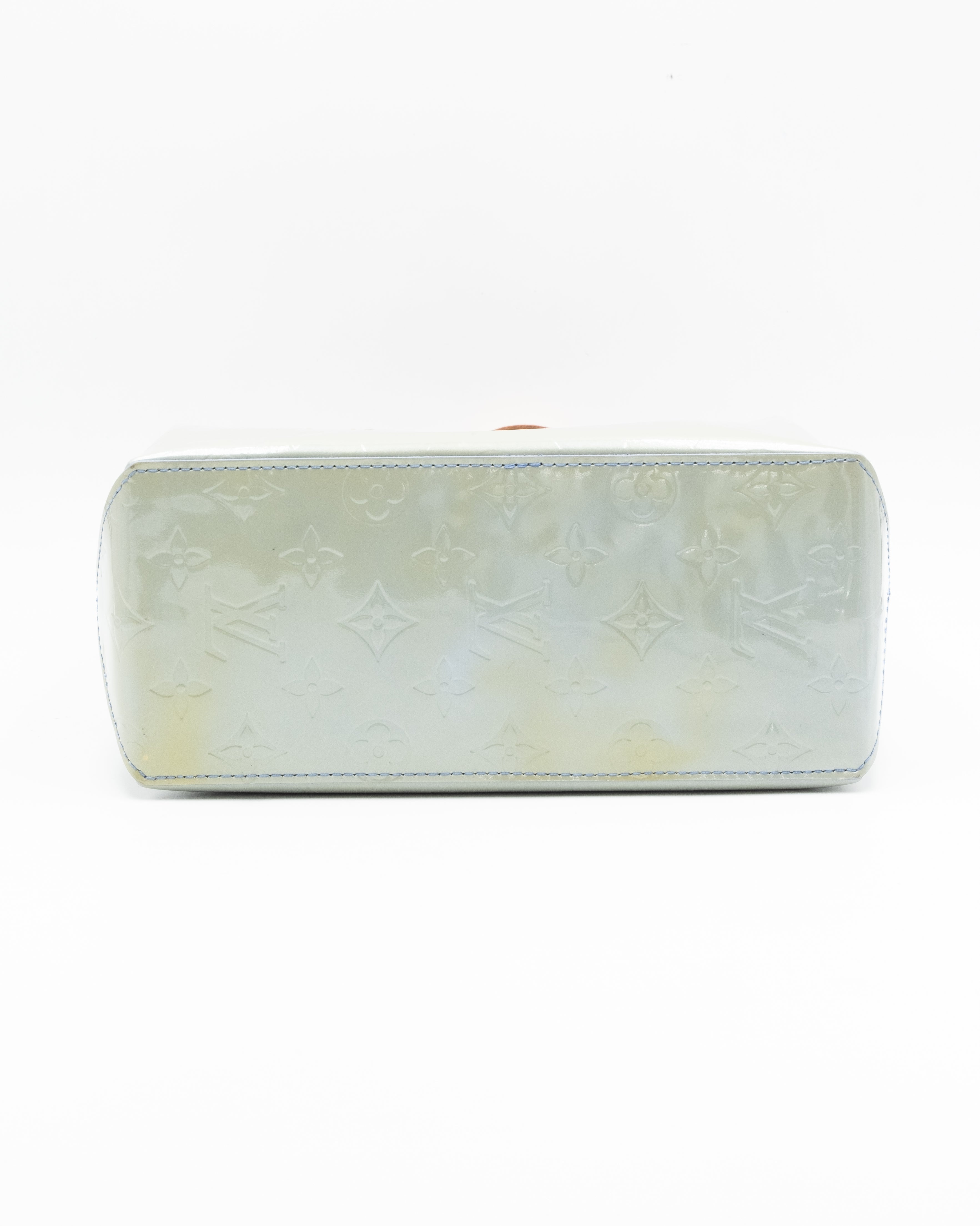 Louis Vuitton Sac à main Vernis Reade PM Vert d'eau