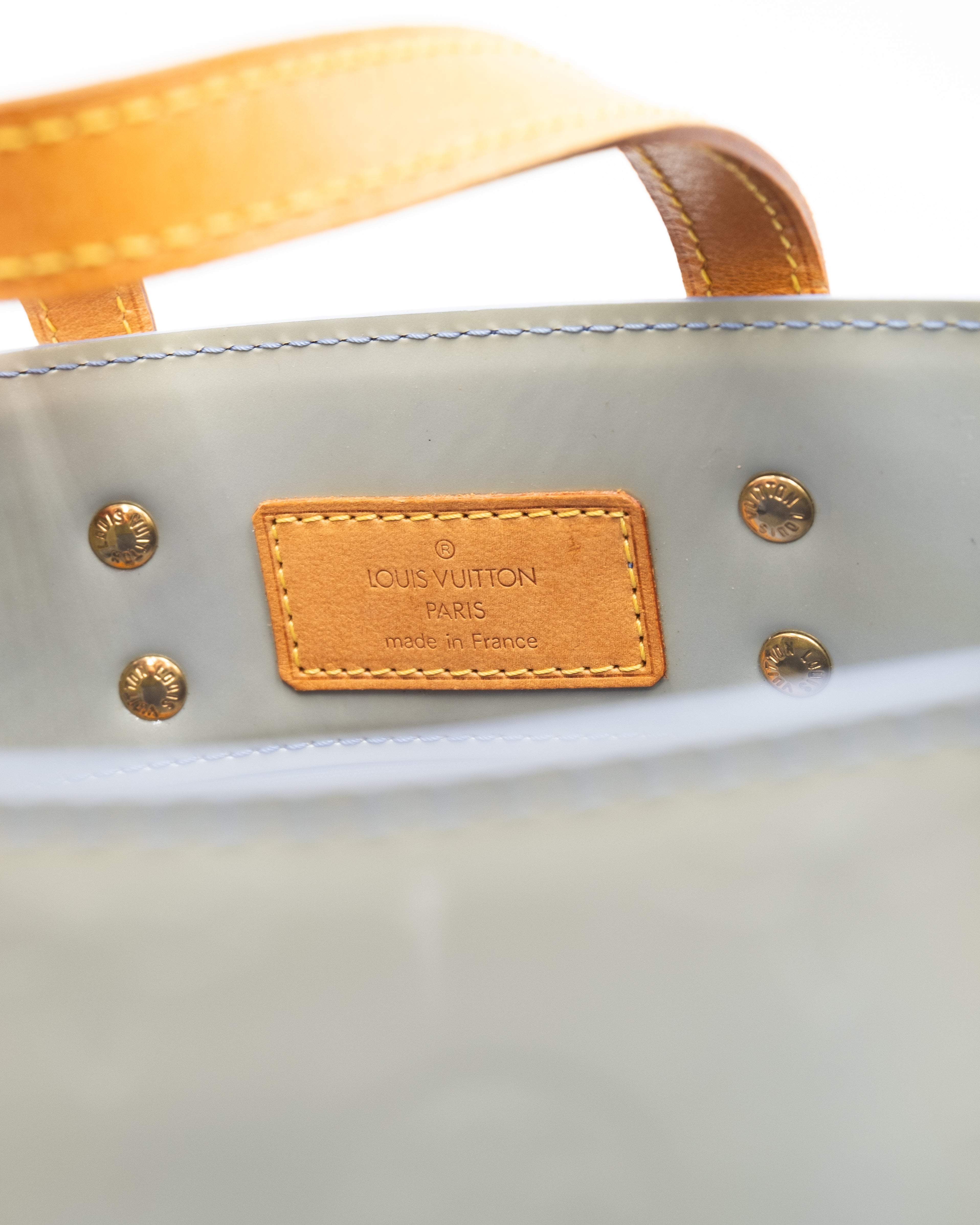 Louis Vuitton Sac à main Vernis Reade PM Vert d'eau