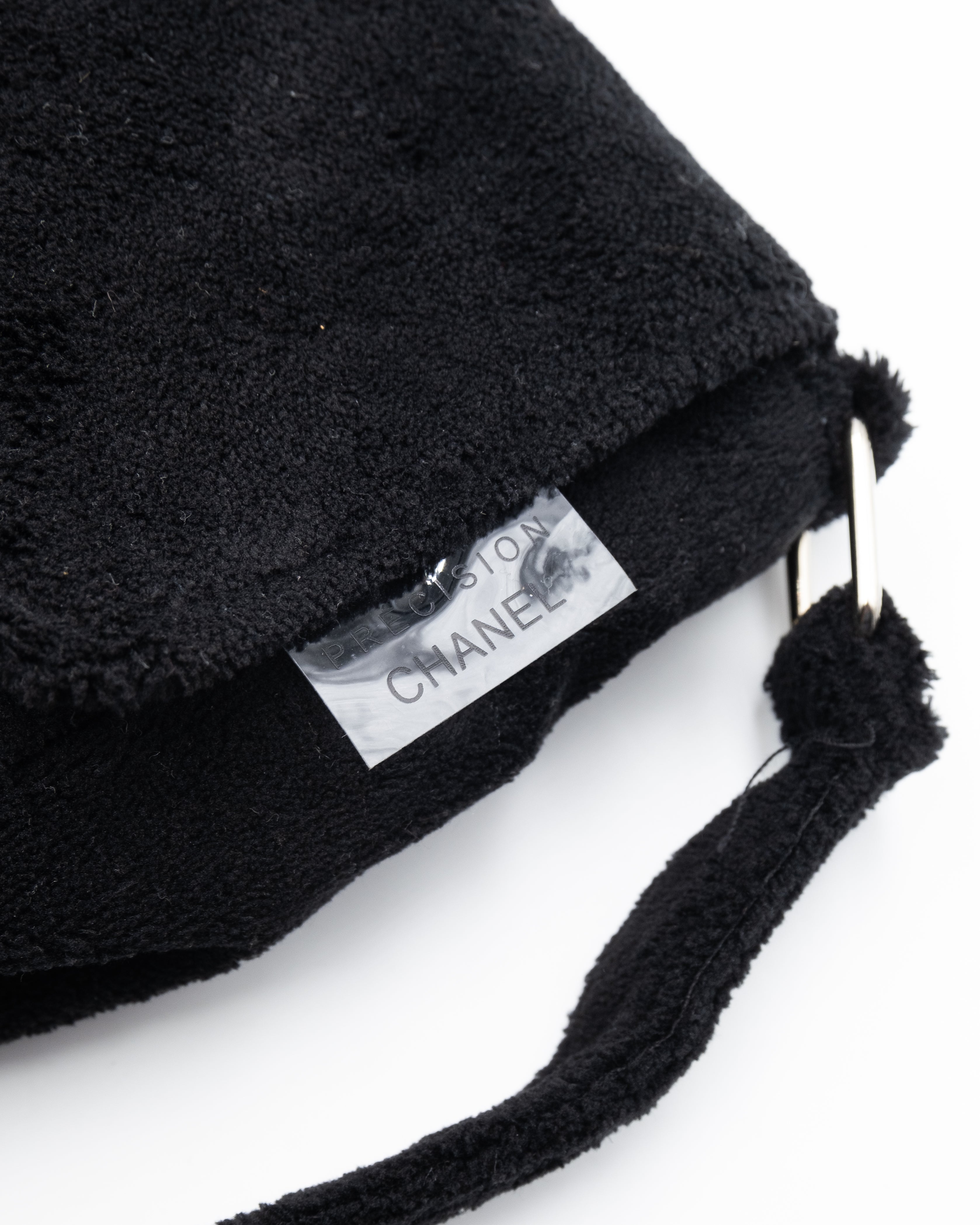 Chanel Sac à Main Plush Precision Messenger Noir