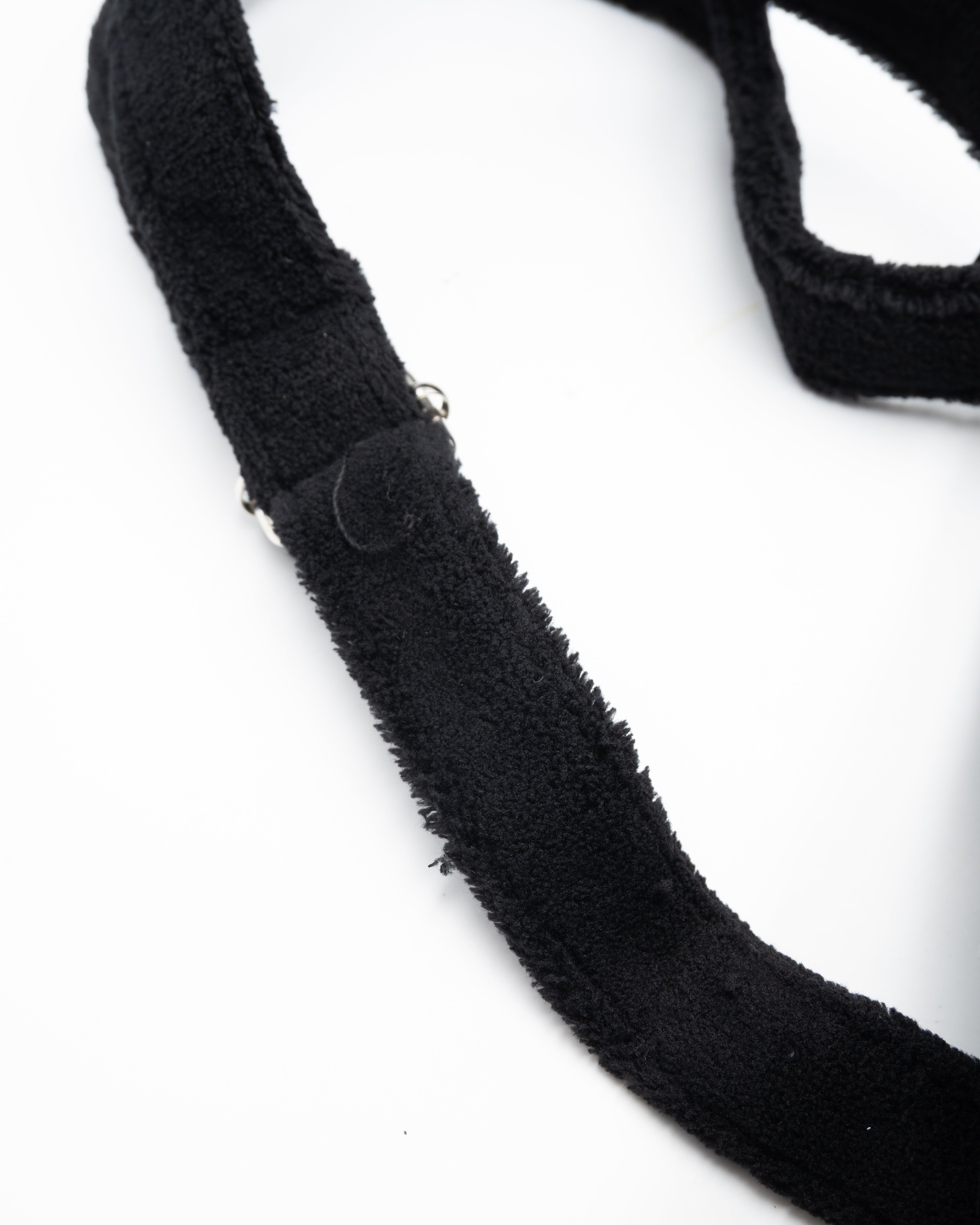 Chanel Sac à Main Plush Precision Messenger Noir