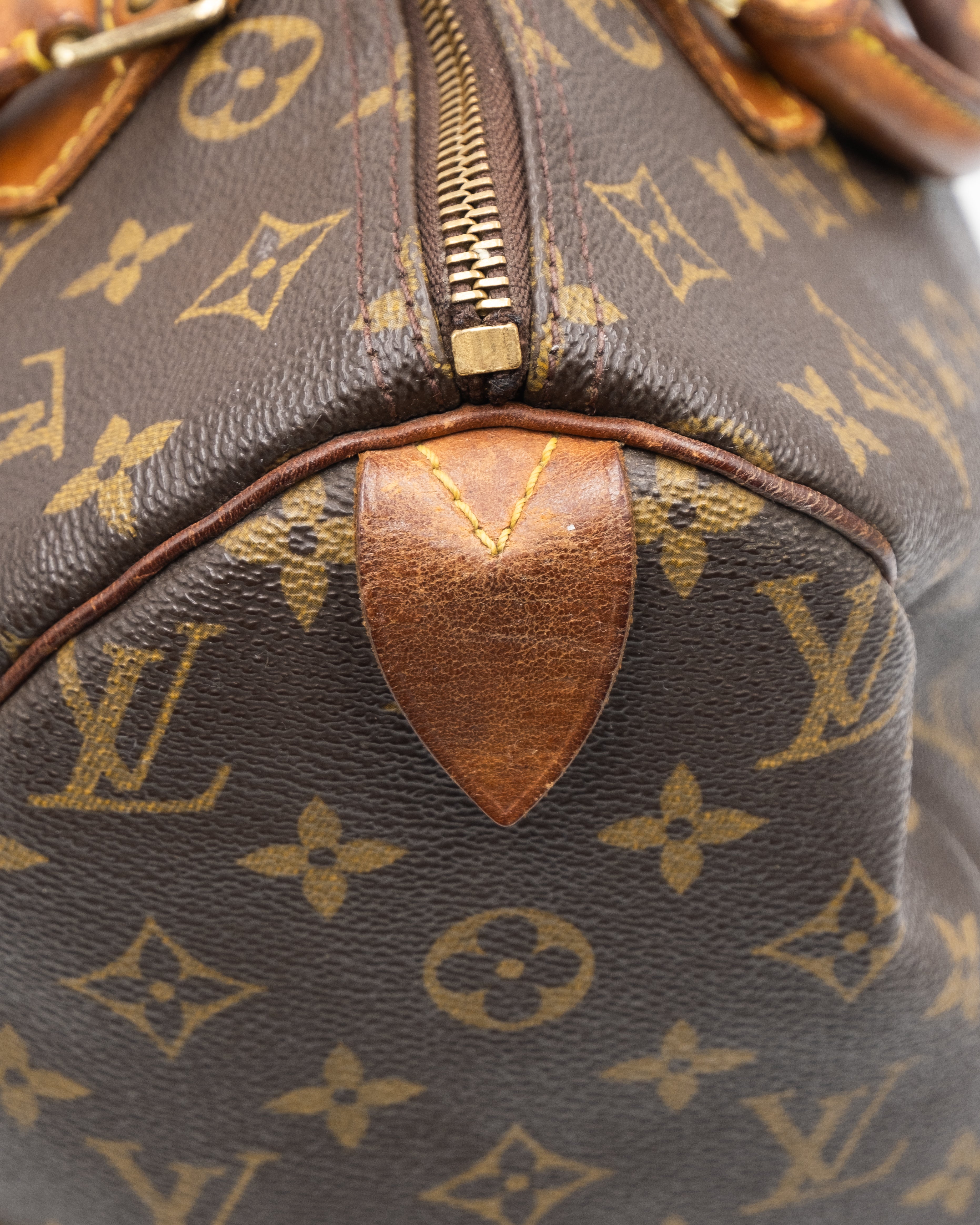Louis Vuitton Sac à main Speedy 30 Vintage Monogram Marron