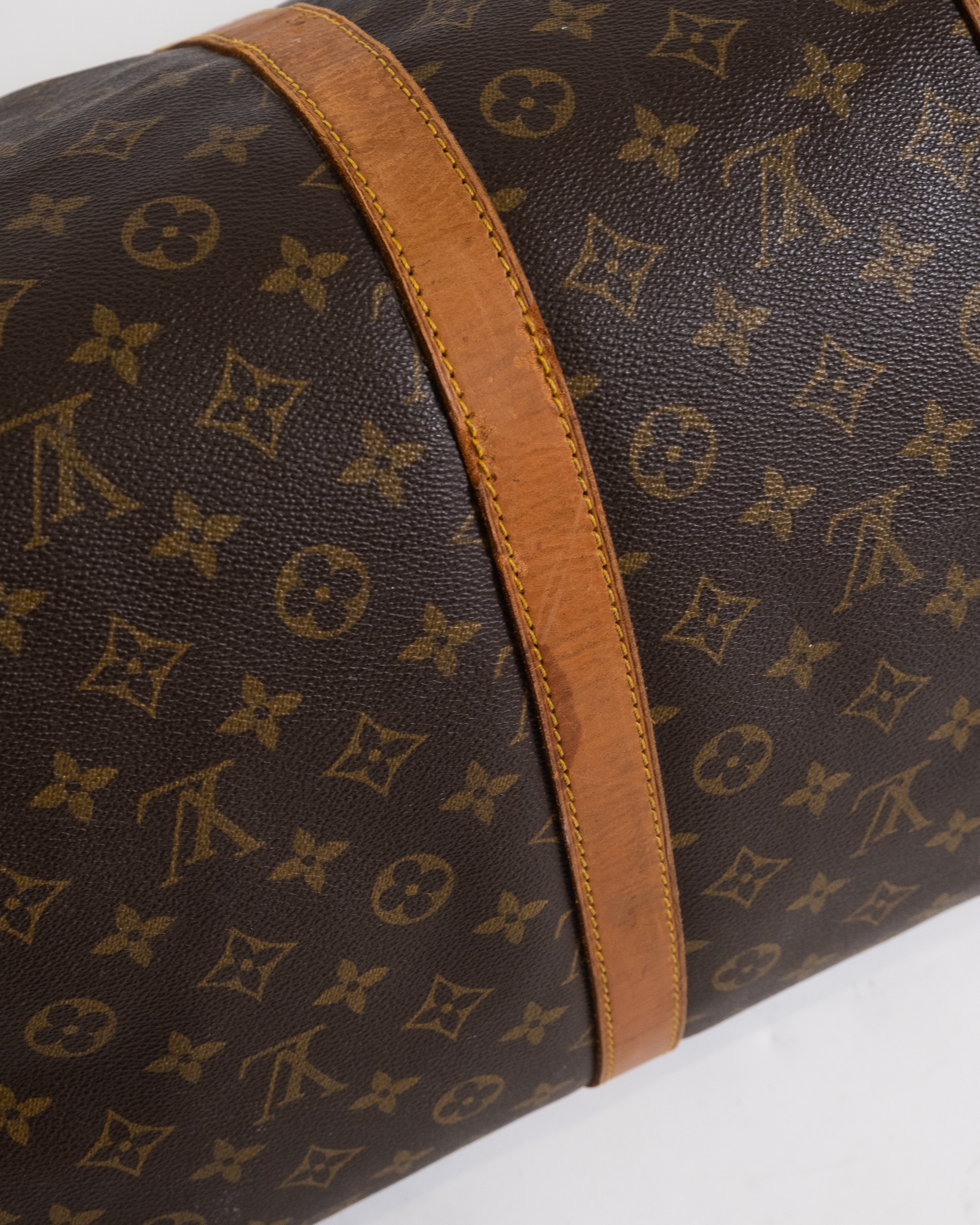 Louis Vuitton Sac de voyage Keepall 55 Monogram Marron