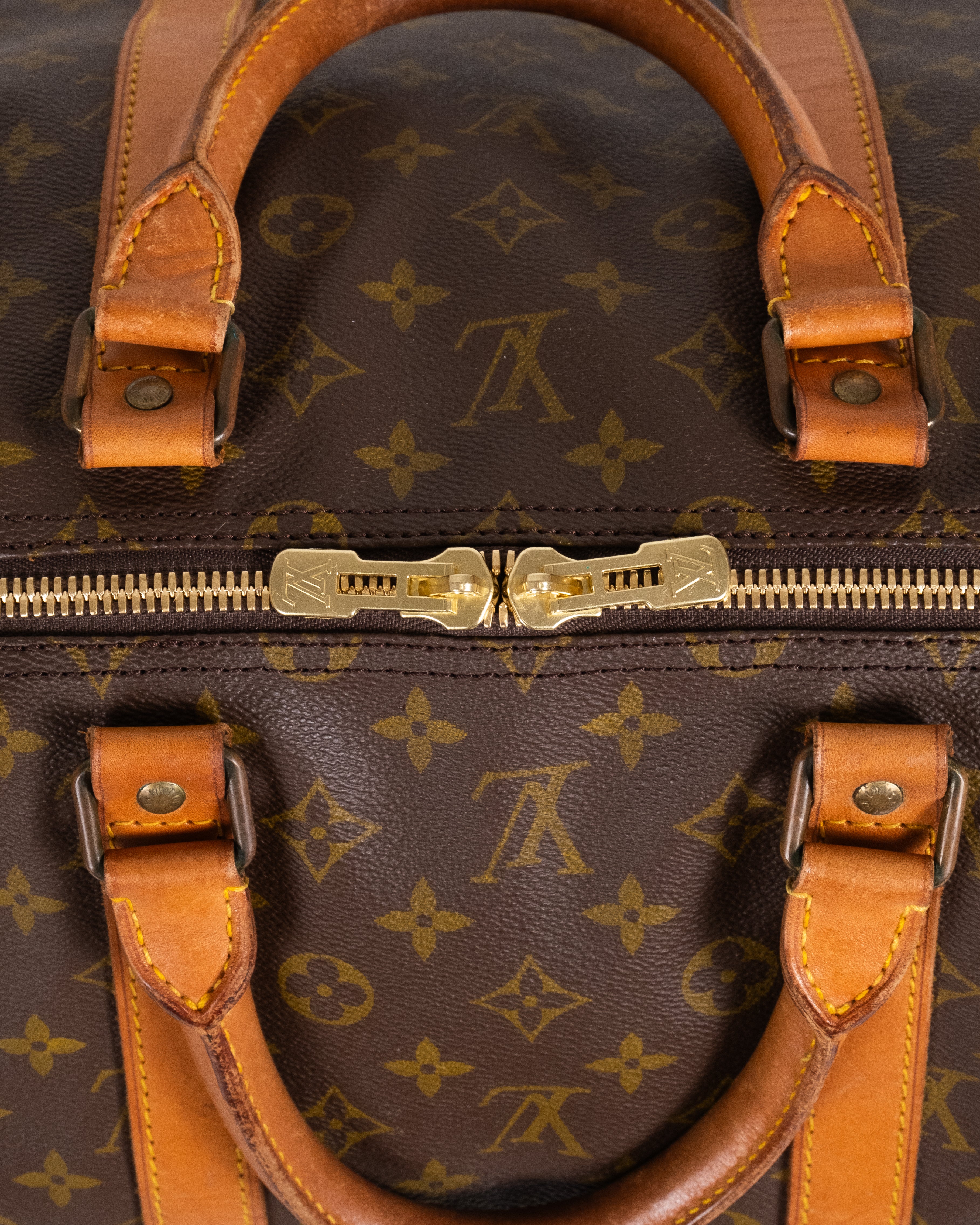 Louis Vuitton Sac de voyage Keepall 55 Monogram Marron