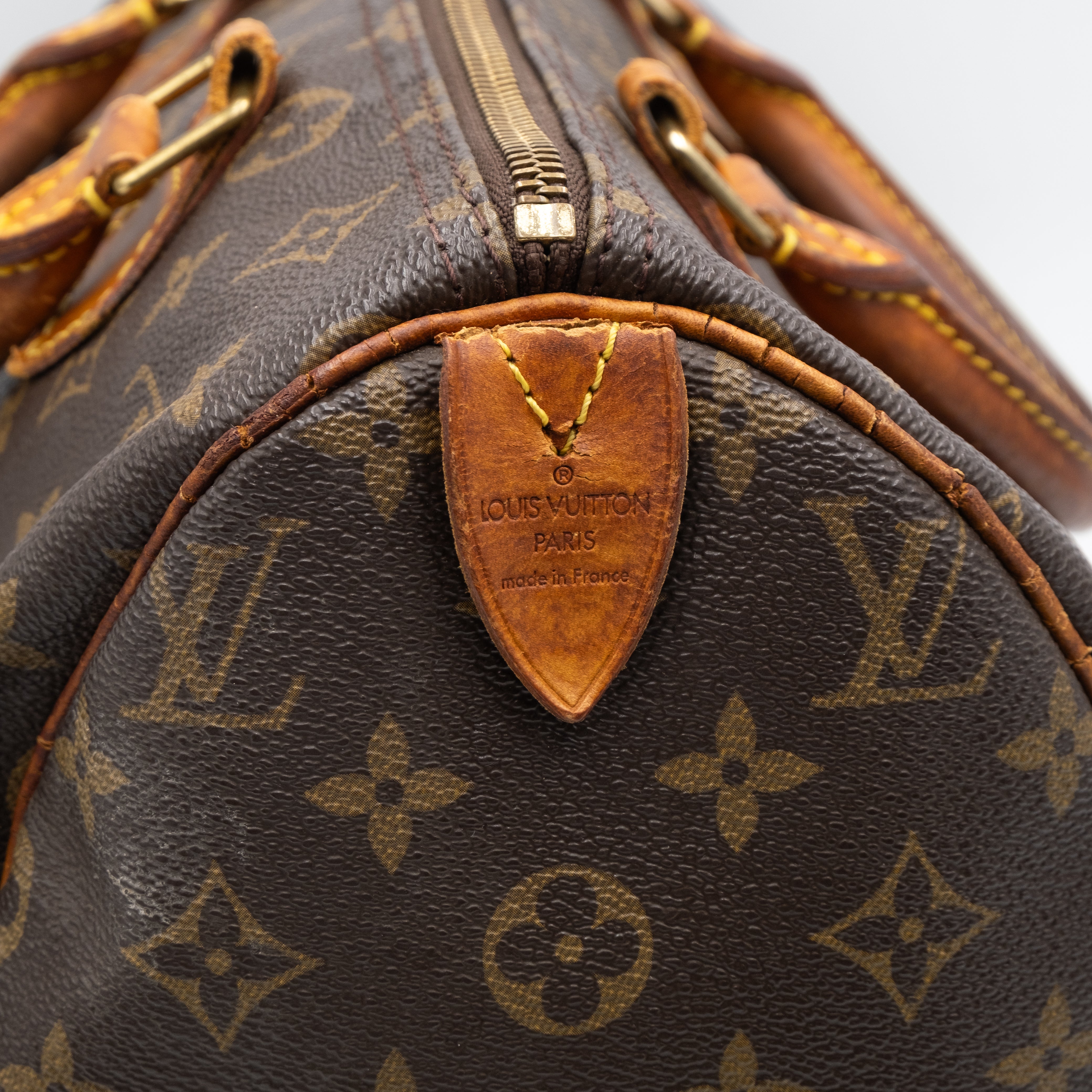 Louis Vuitton Sac à main Speedy 30 Vintage Monogram Marron