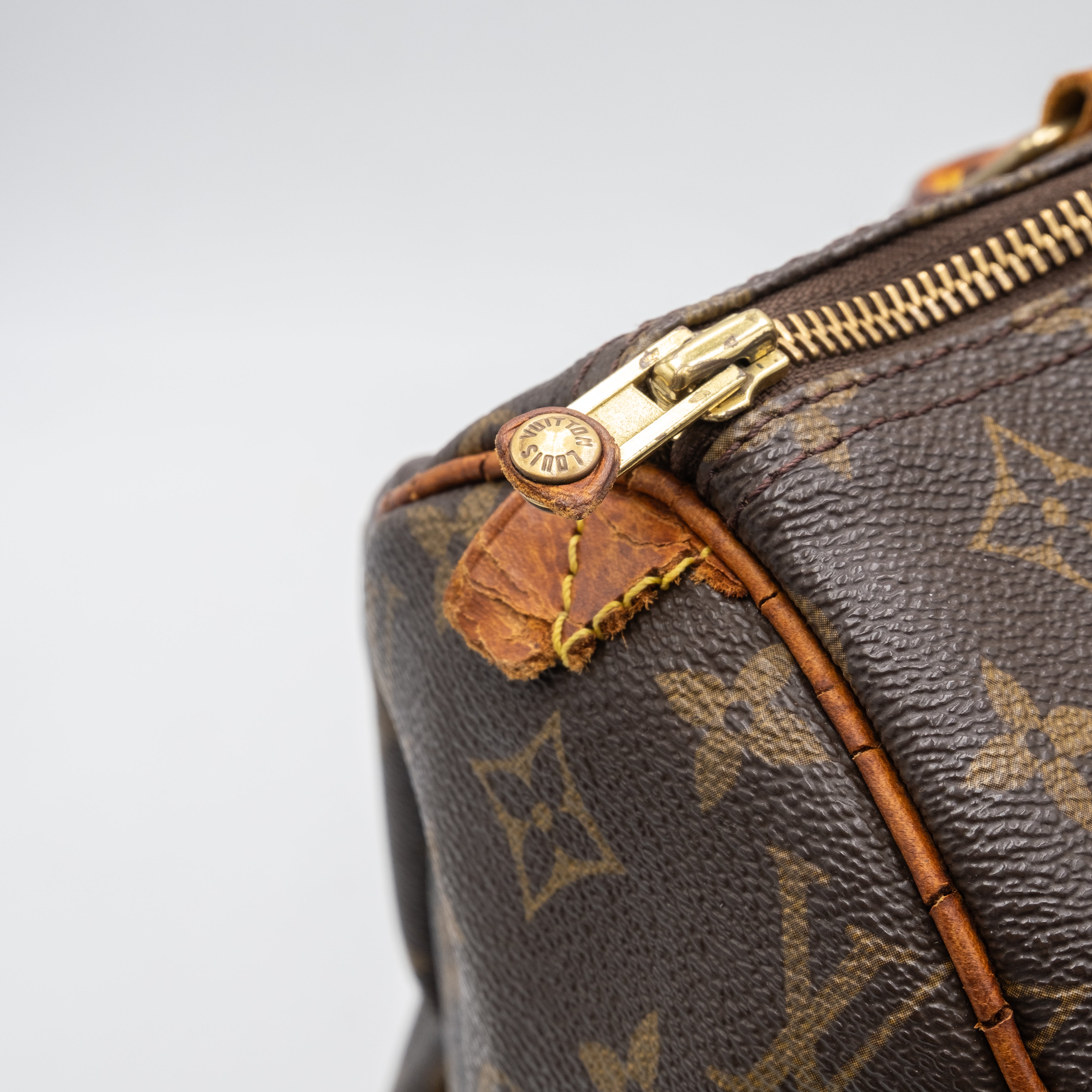 Louis Vuitton Sac à main Speedy 30 Vintage Monogram Marron