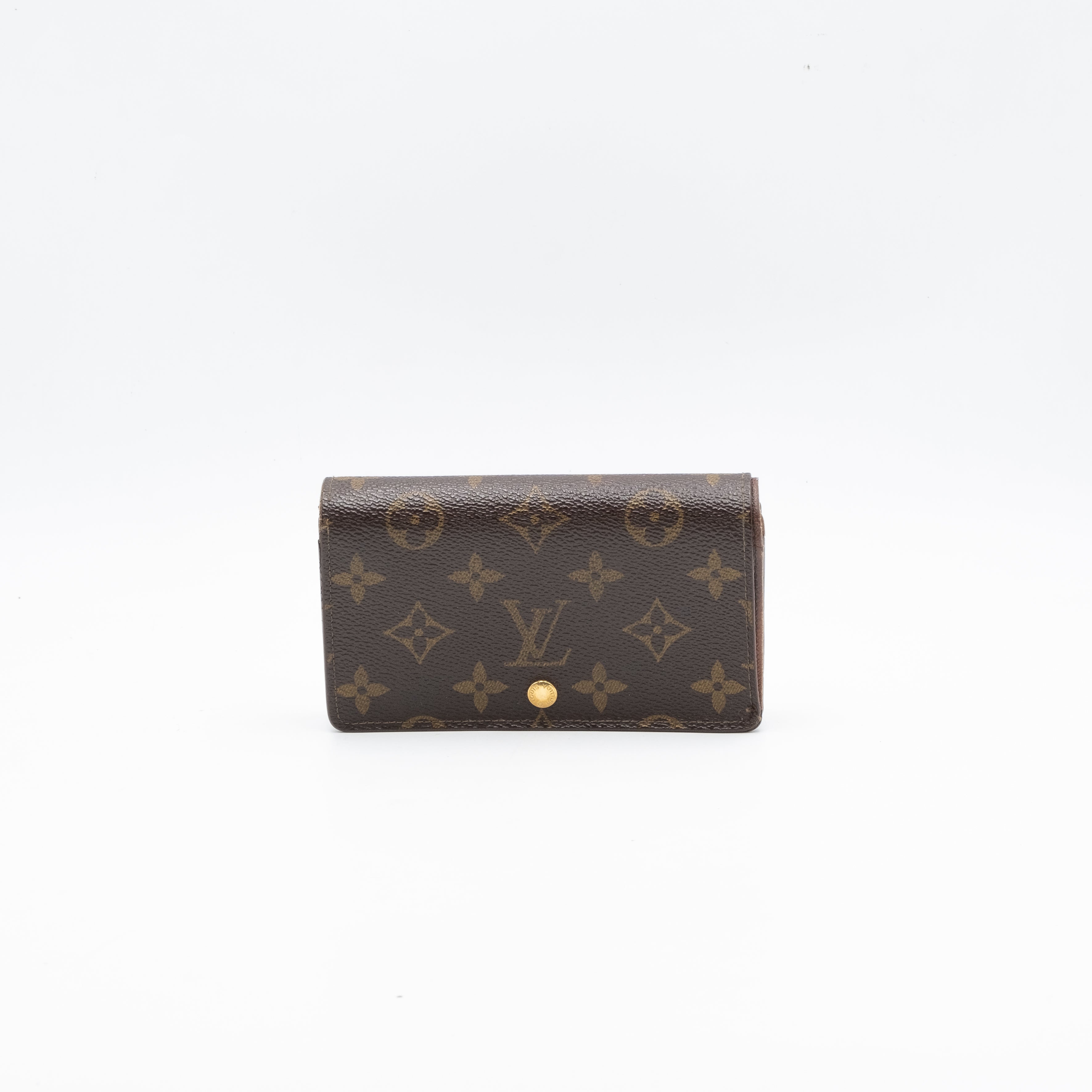 Louis Vuitton Portefeuille Porte Trésor Monogram Marron