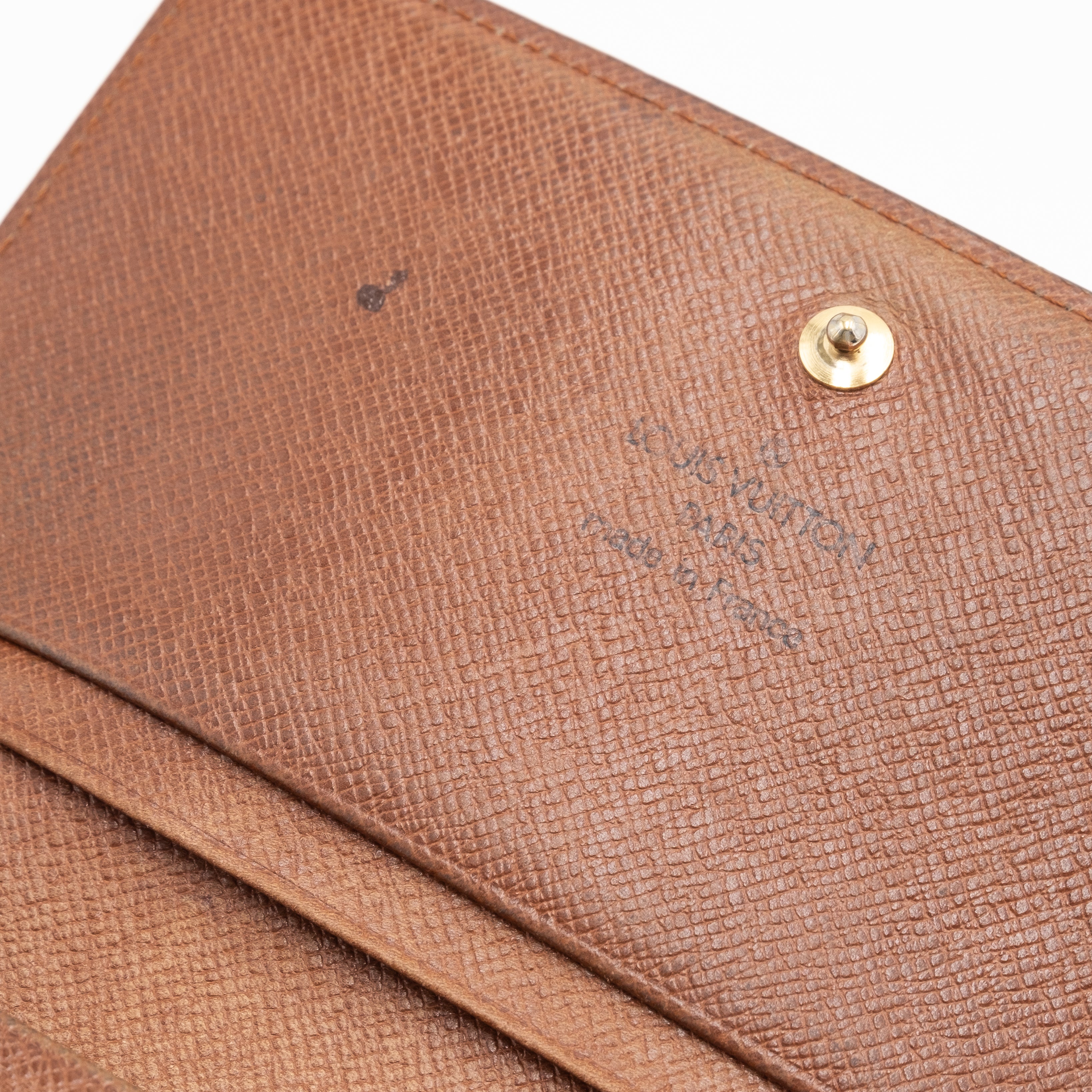 Louis Vuitton Portefeuille Porte Trésor Monogram Marron