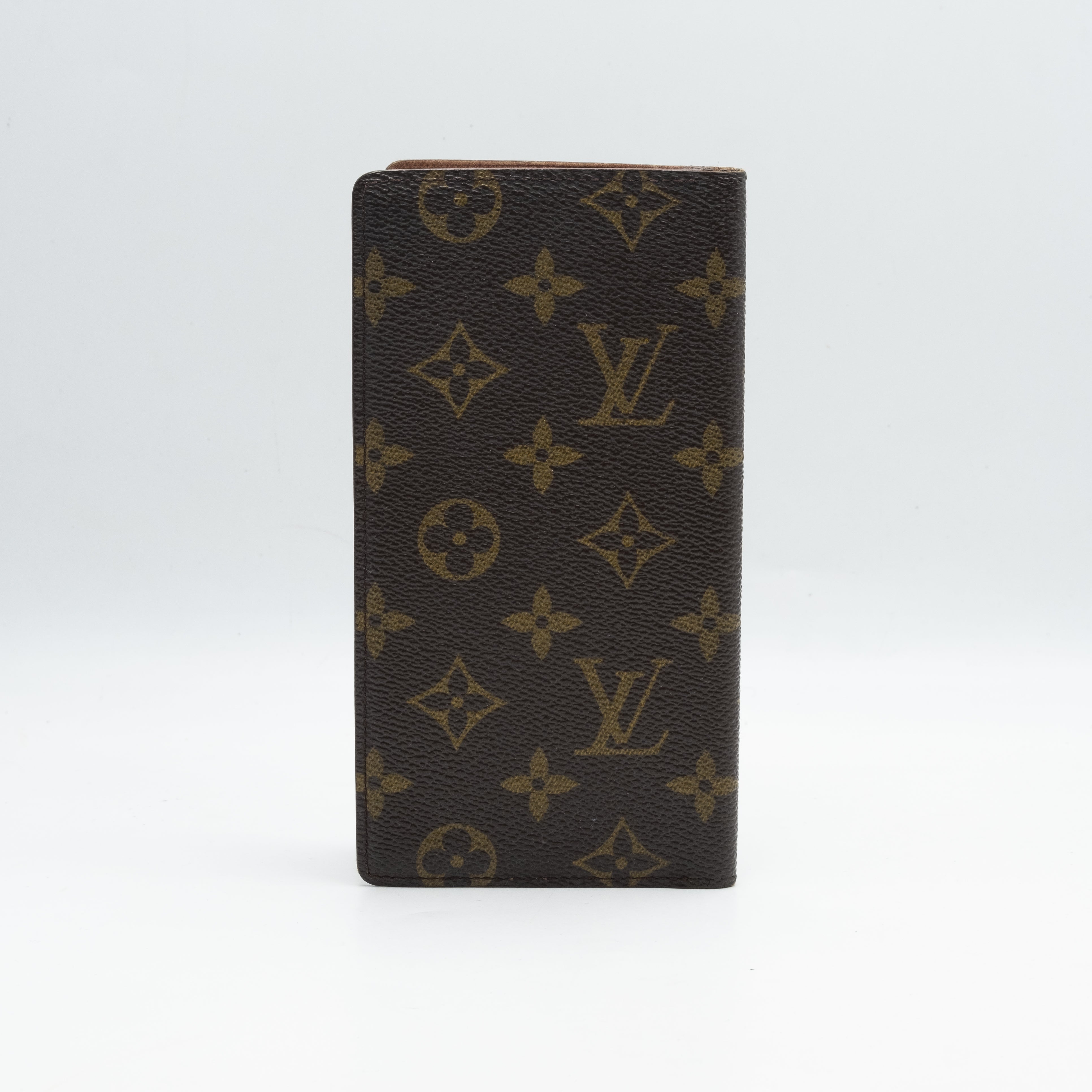 Louis Vuitton Portefeuille Chéquier Monogram Marron