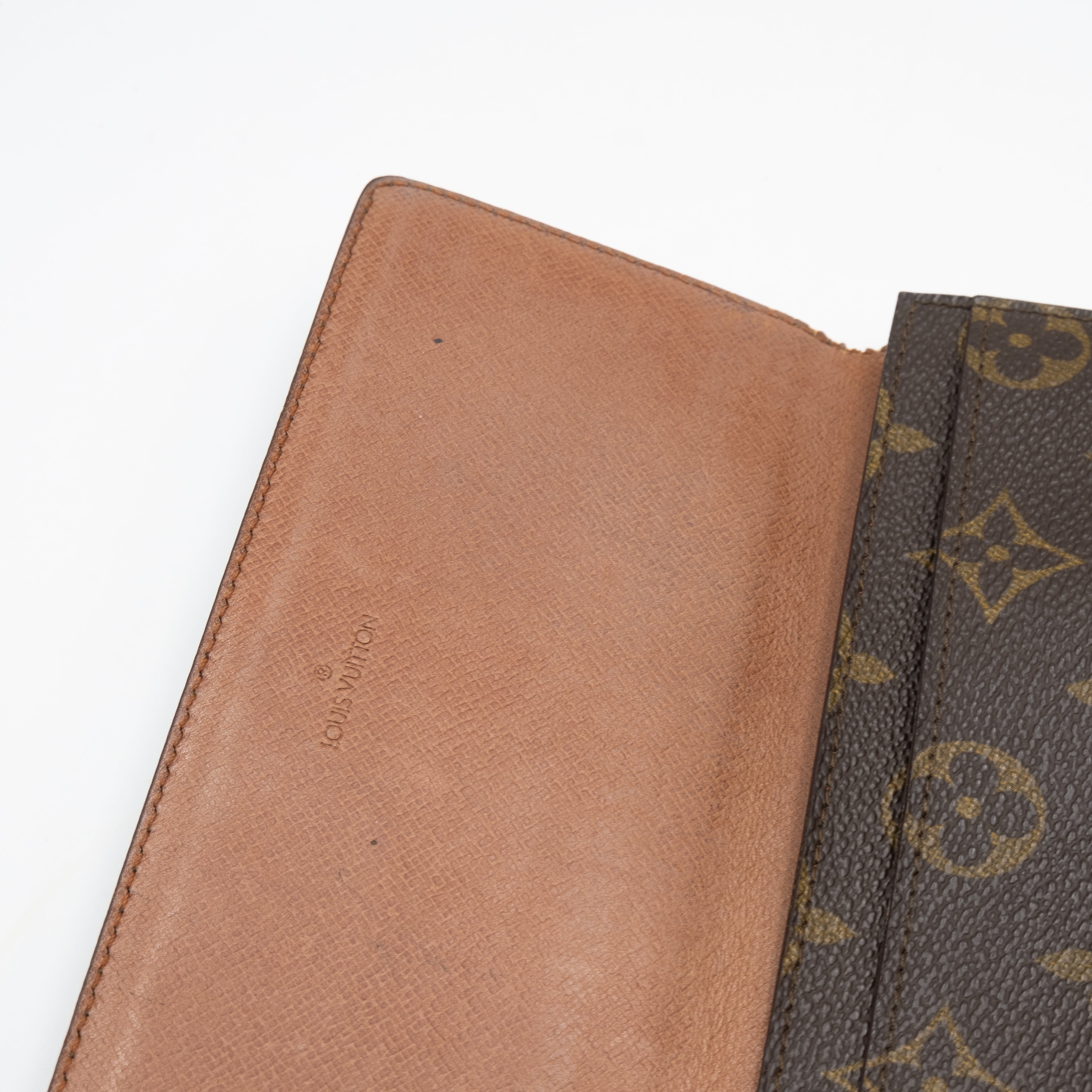 Louis Vuitton Portefeuille Long Monogram Marron