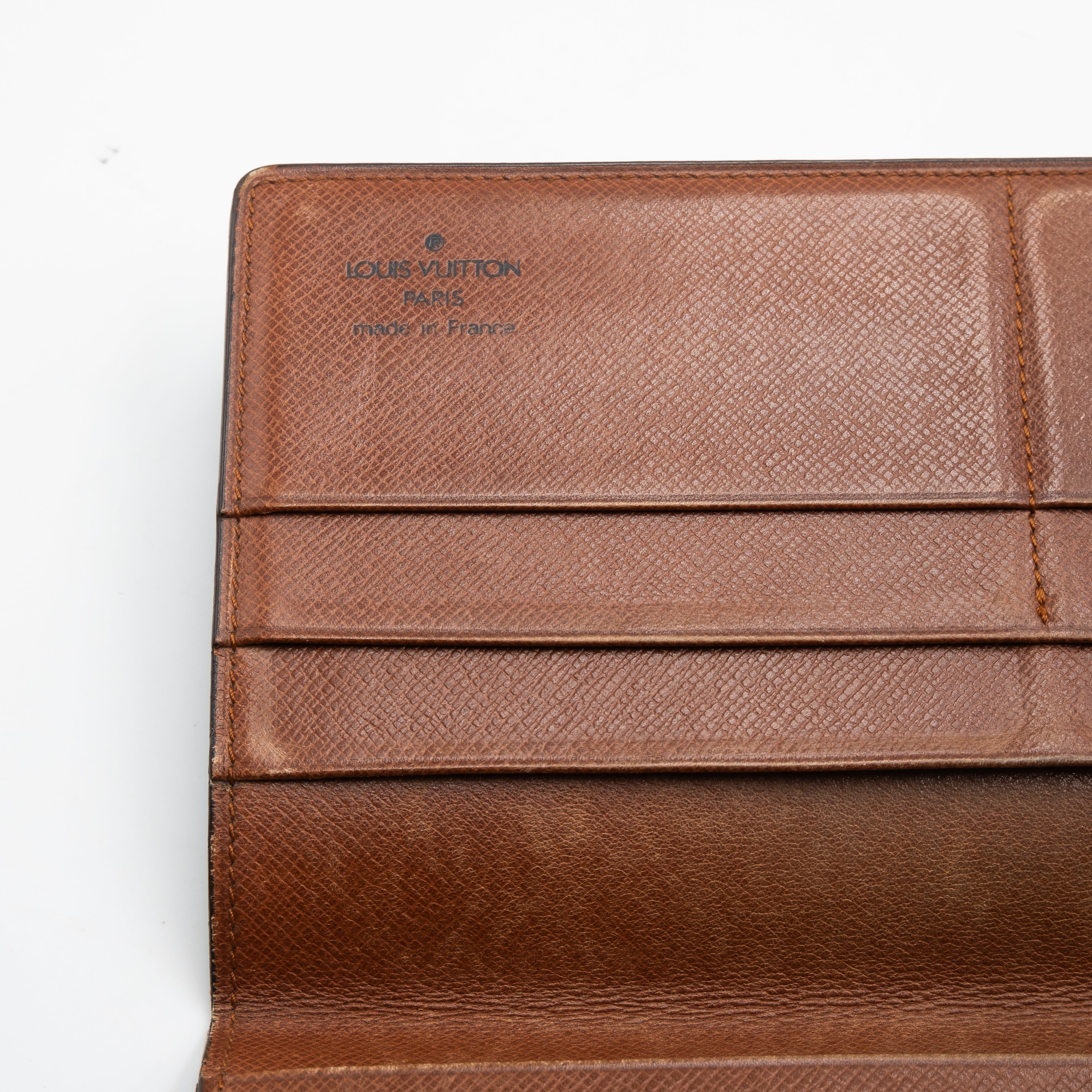 Louis Vuitton Portefeuille Chéquier Monogram Marron