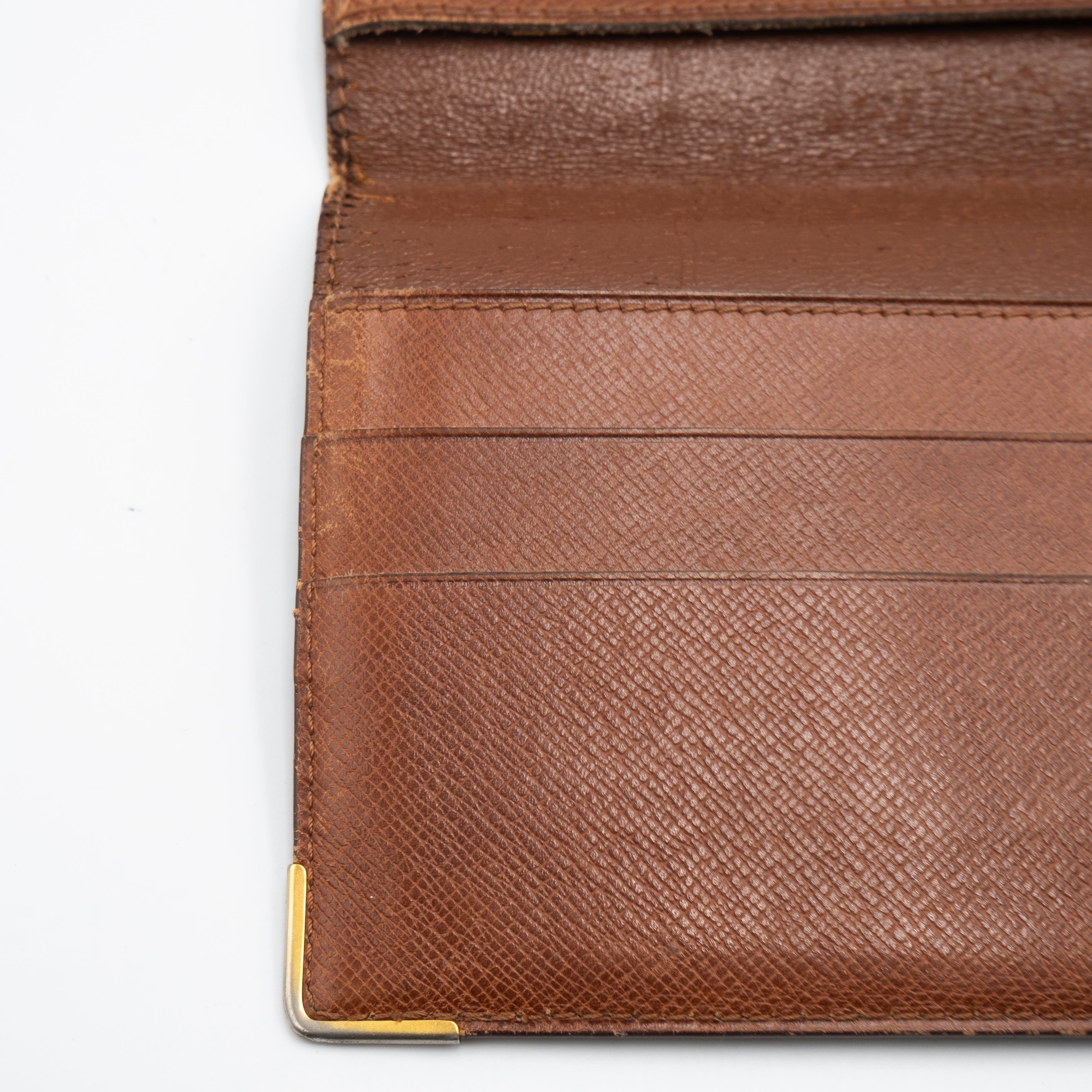 Louis Vuitton Portefeuille Chéquier Monogram Marron
