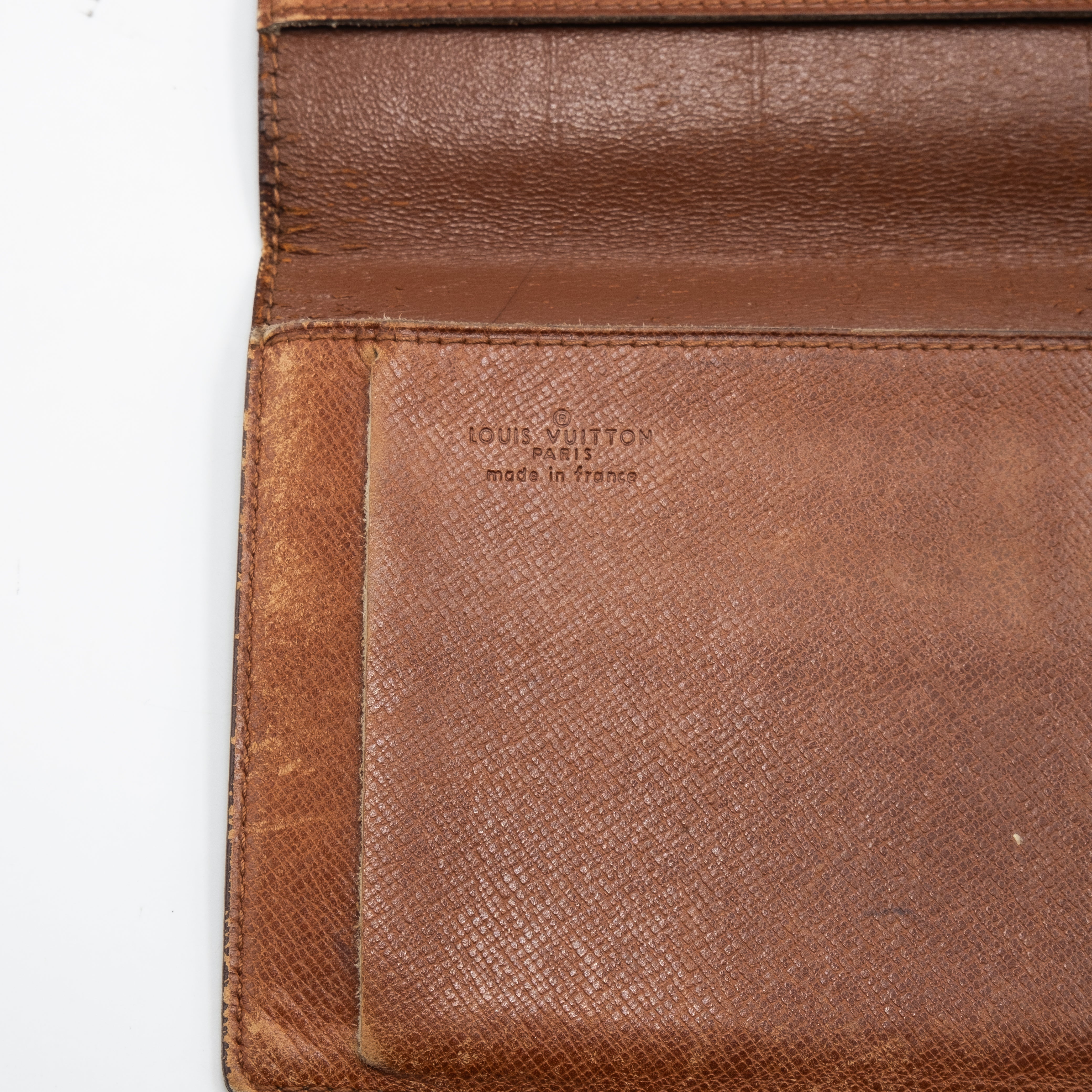 Louis Vuitton Portefeuille Chéquier Monogram Marron