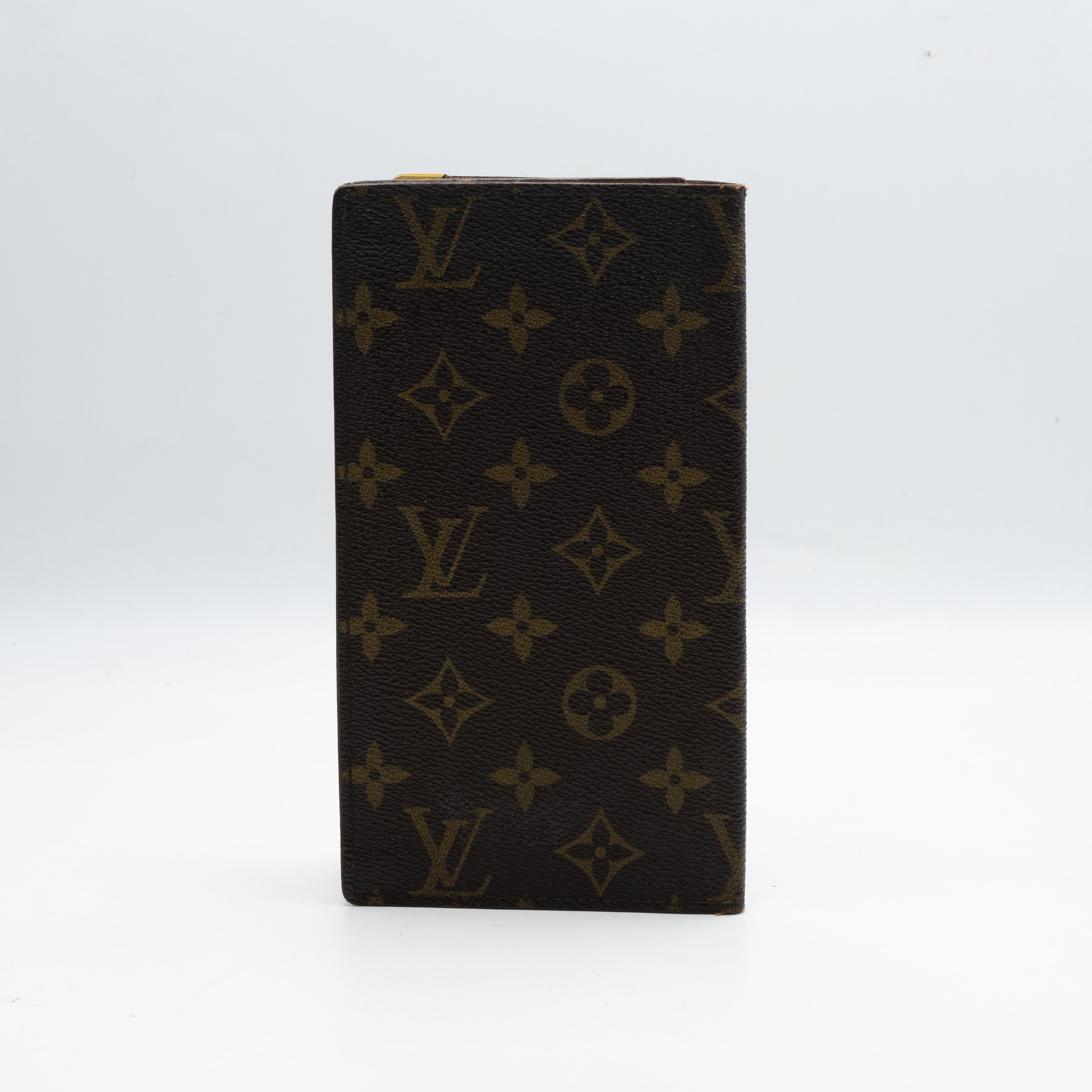 Louis Vuitton Portefeuille Chéquier Monogram Marron