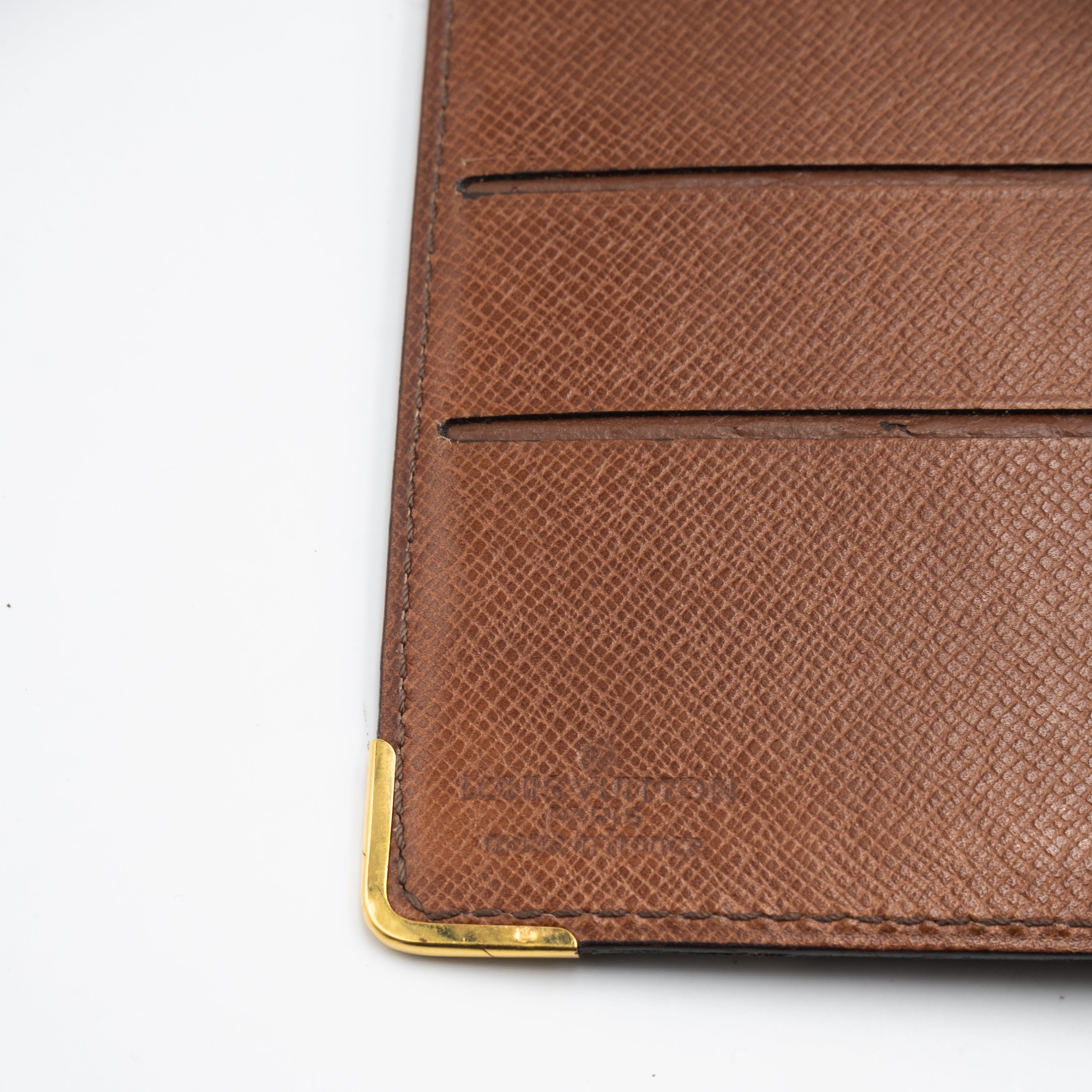 Louis Vuitton Portefeuille Chéquier Monogram Marron