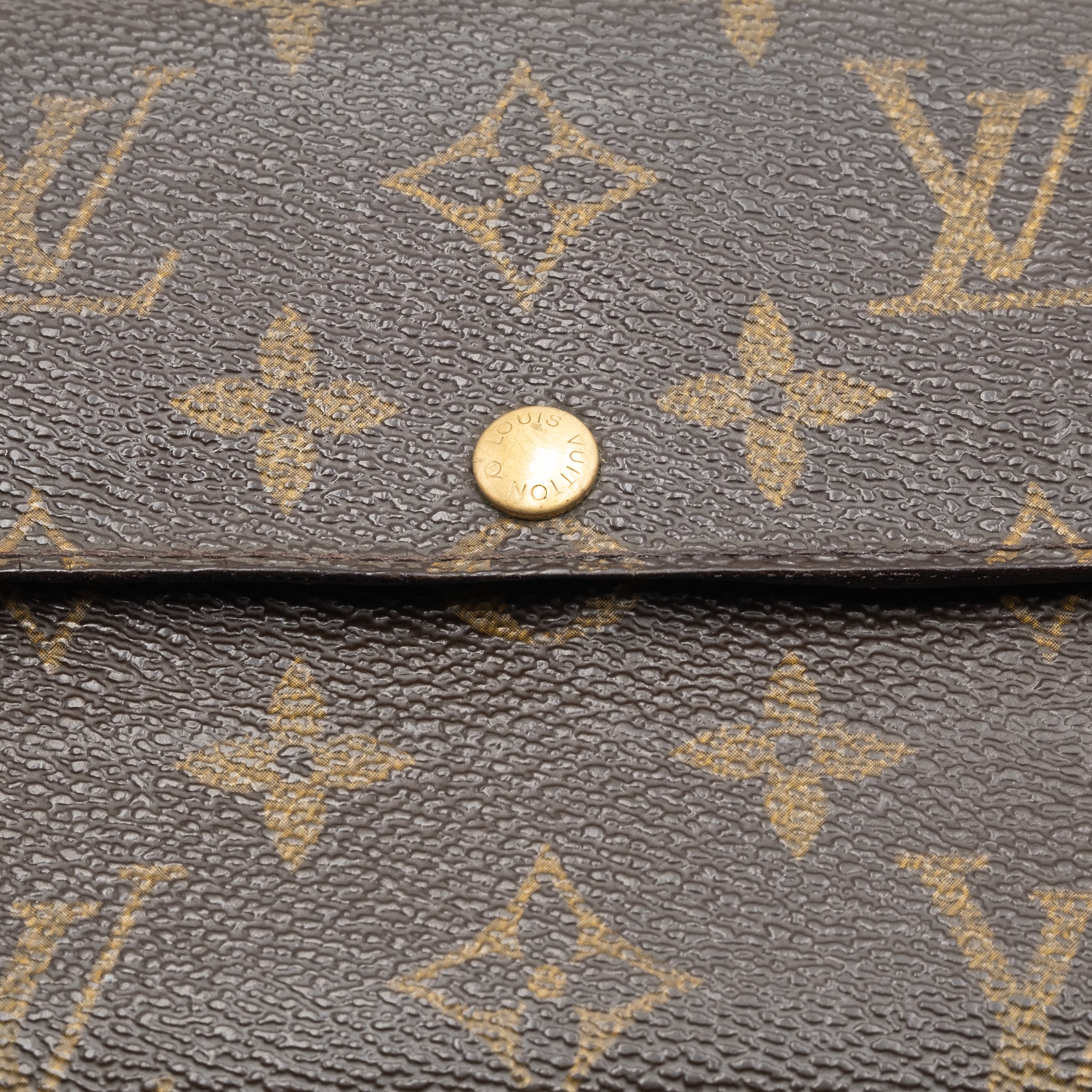 Louis Vuitton Portefeuille Monogram Marron