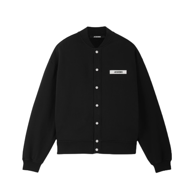 Jacquemus Jacquemus Pull Le Cardigan Gros Grain Noir