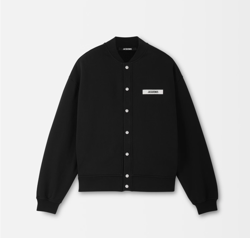 Jacquemus Jacquemus Pull Le Cardigan Gros Grain Noir