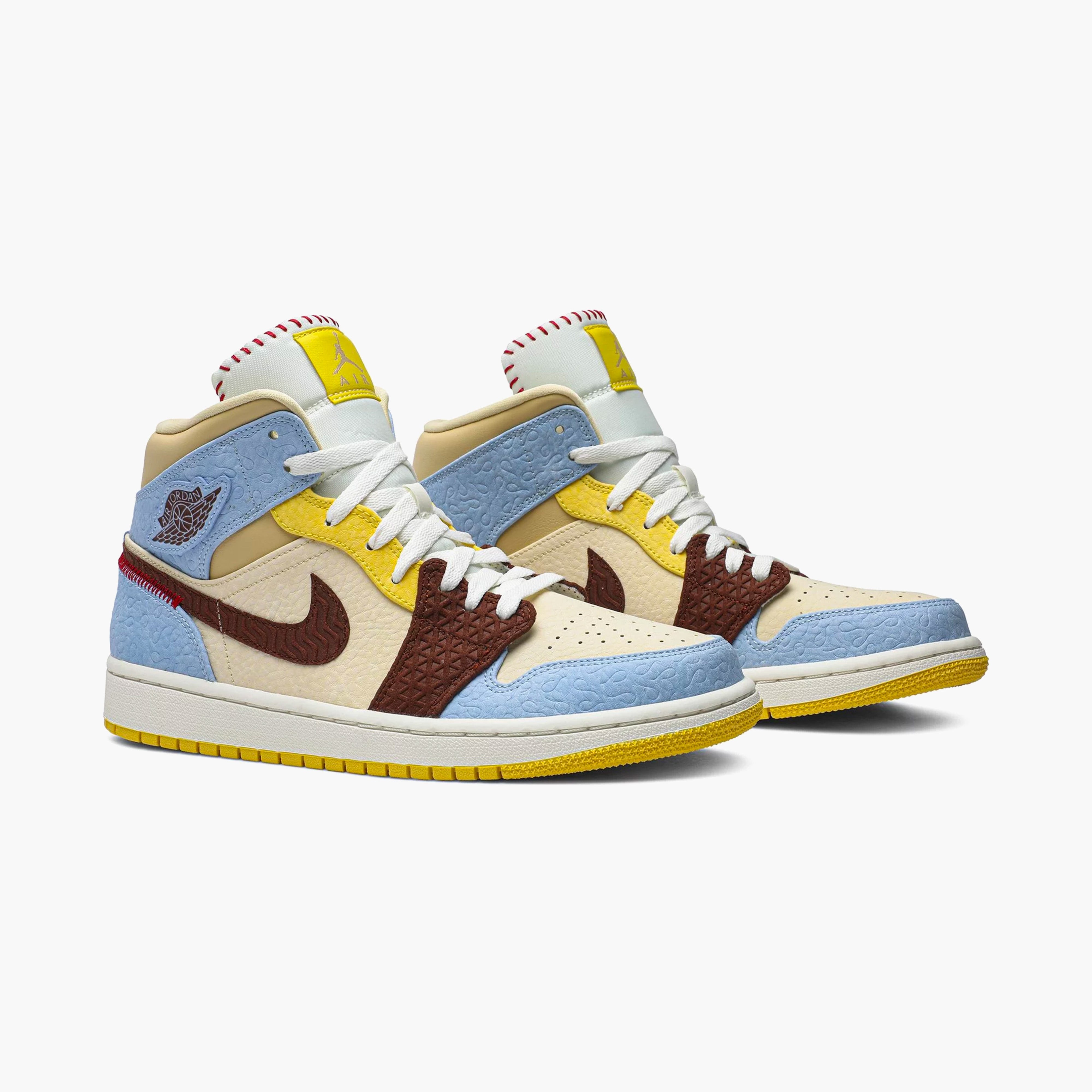 Air Jordan 1 Mid SE Fearless Maison Chateau Rouge