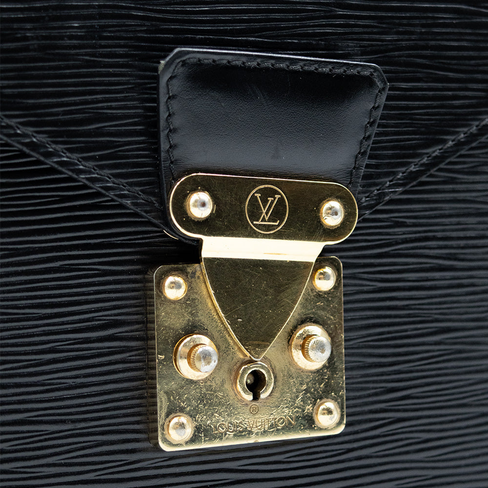 Louis Vuitton Pochette - Serviette Ambassador Epi - Black