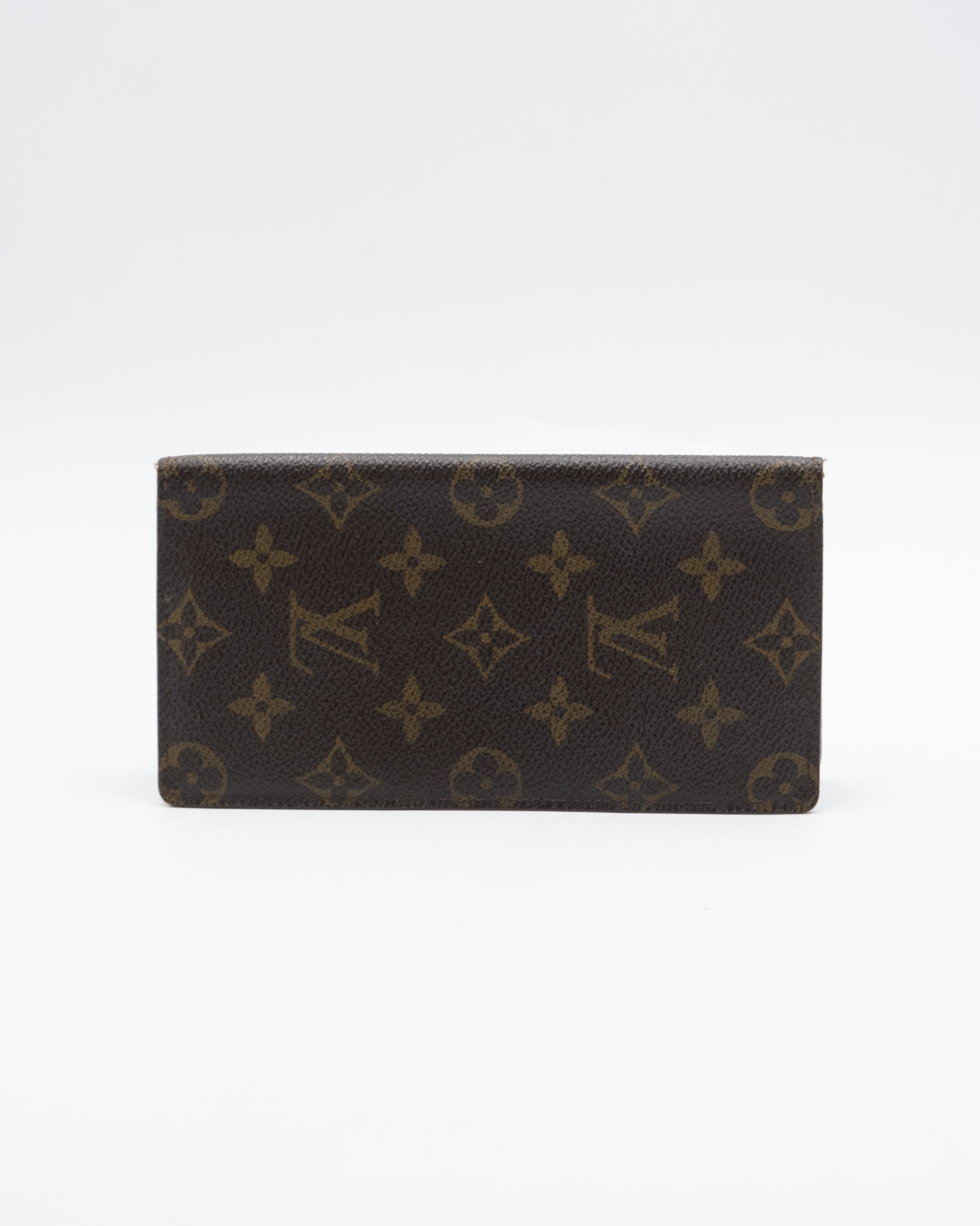 Louis Vuitton Portefeuille Chéquier Monogram Marron