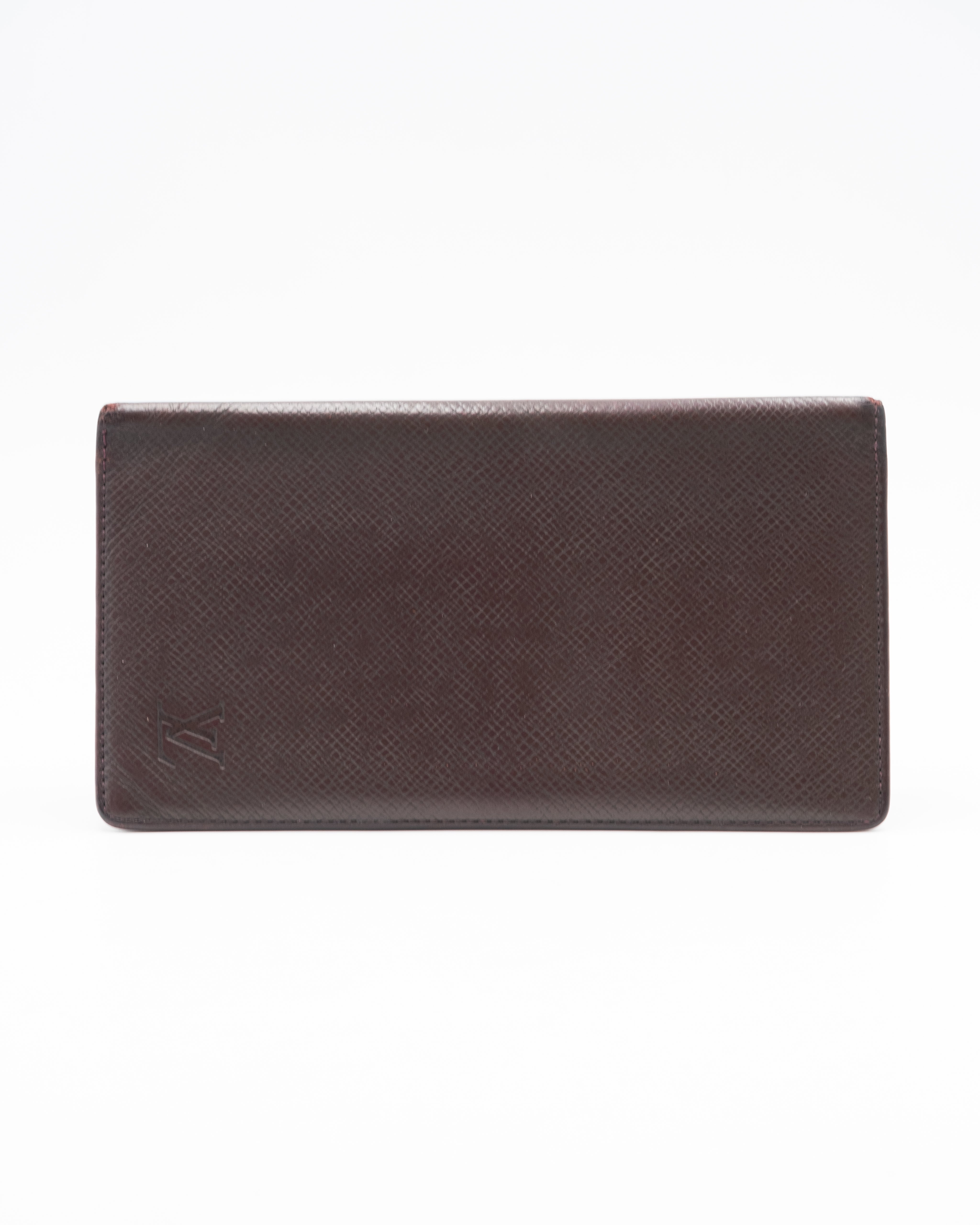Louis Vuitton Portefeuille Long Epi Marron