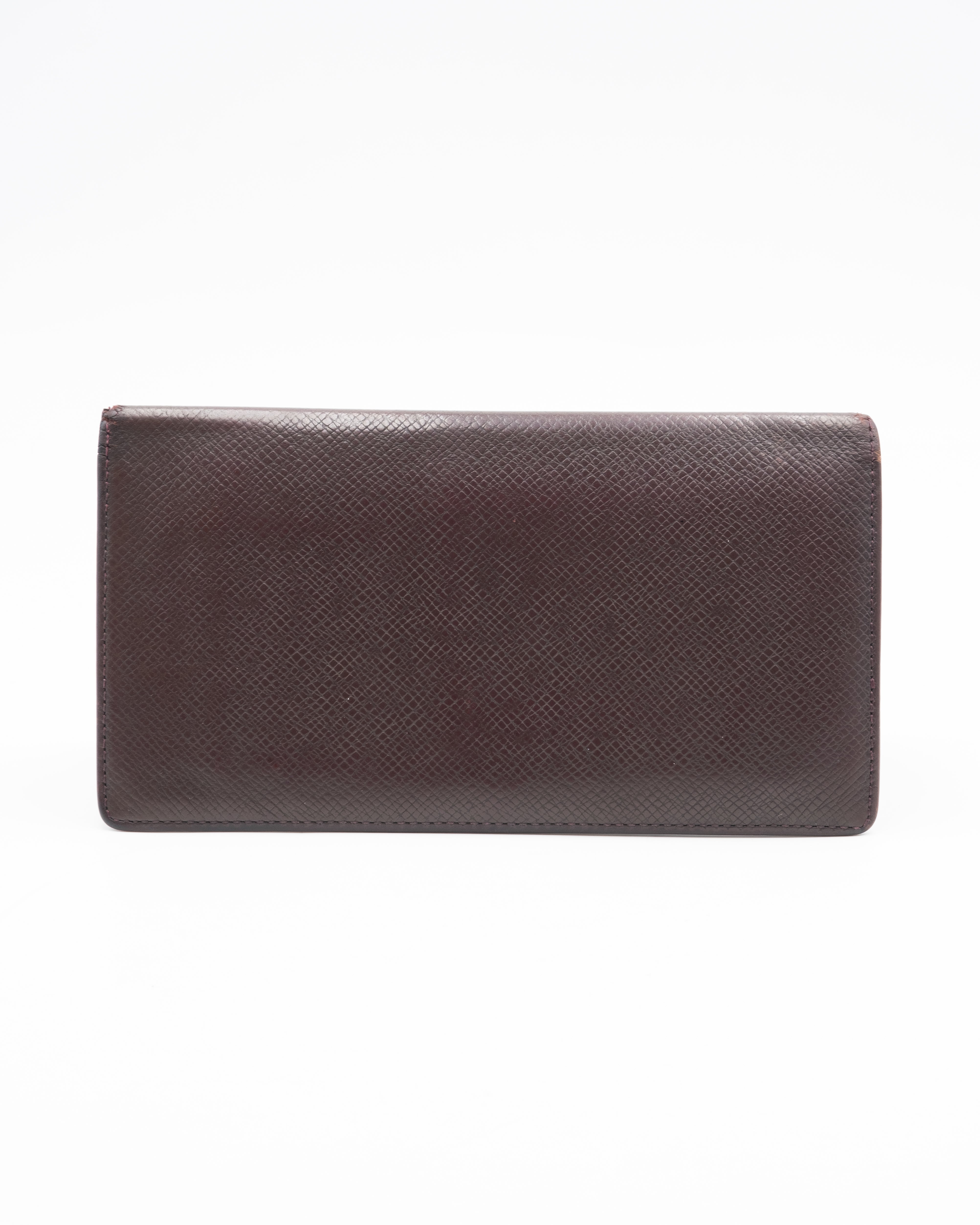 Louis Vuitton Portefeuille Long Epi Marron