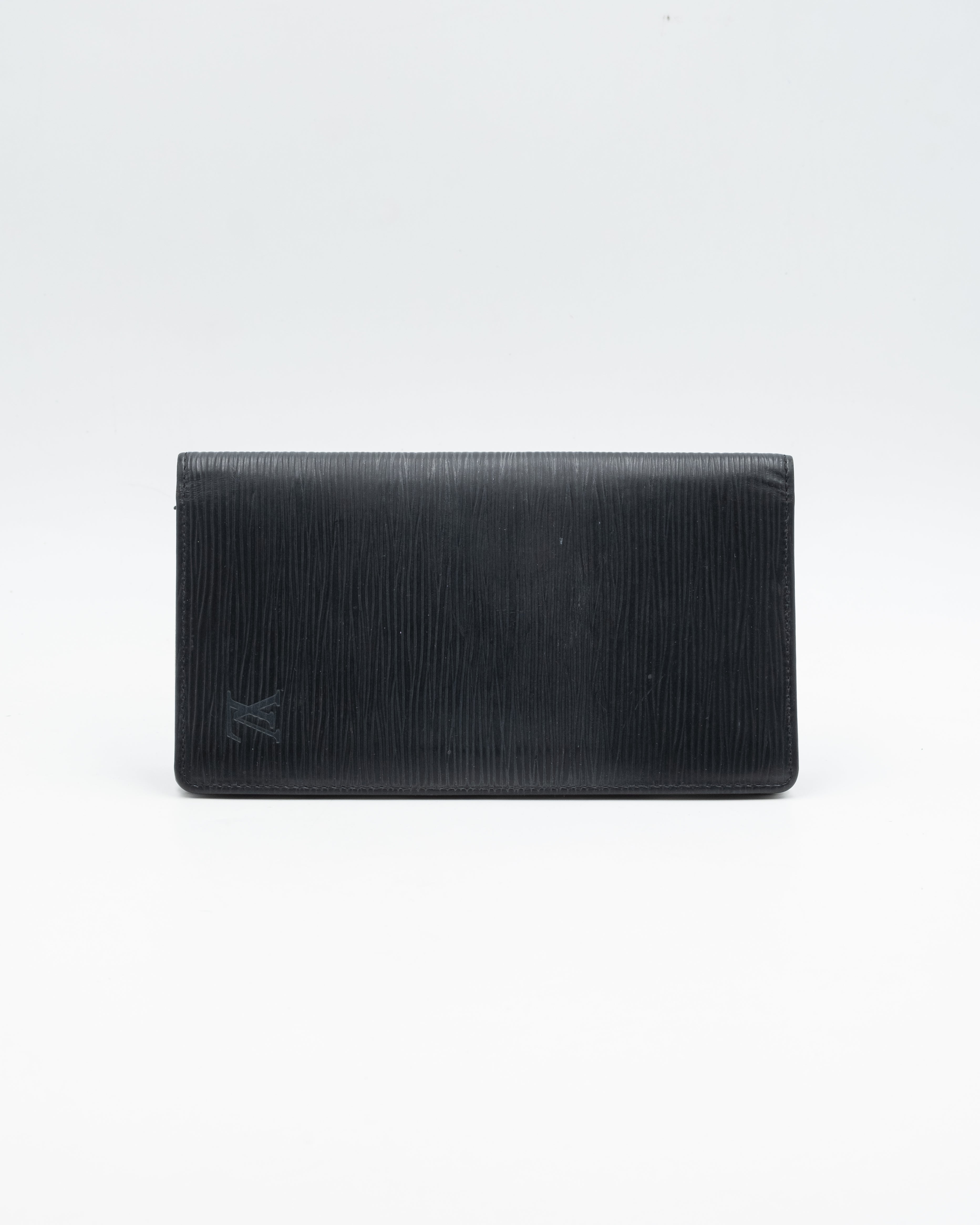 Louis Vuitton Portefeuille Long Epi Noir