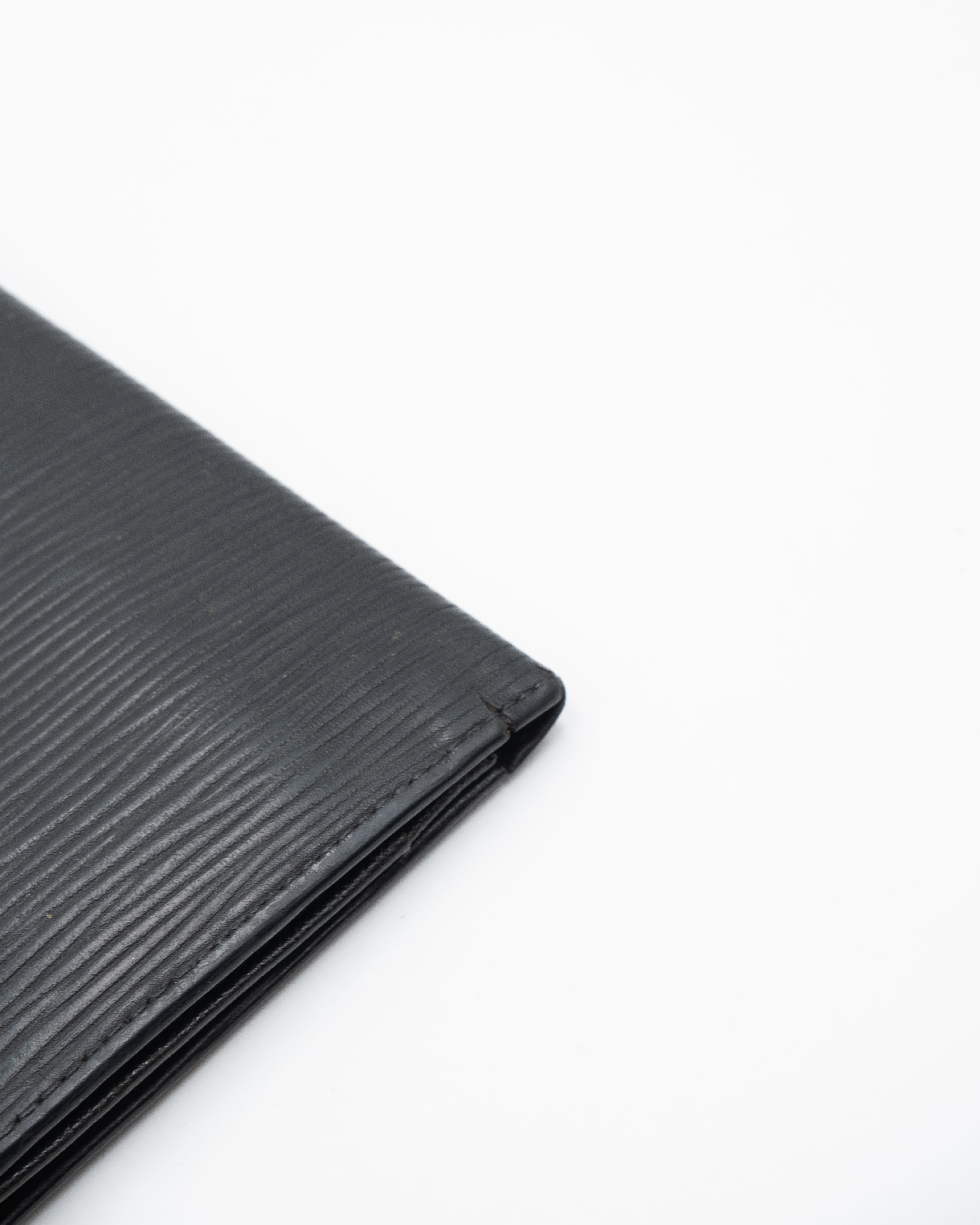 Louis Vuitton Portefeuille Long Epi Noir