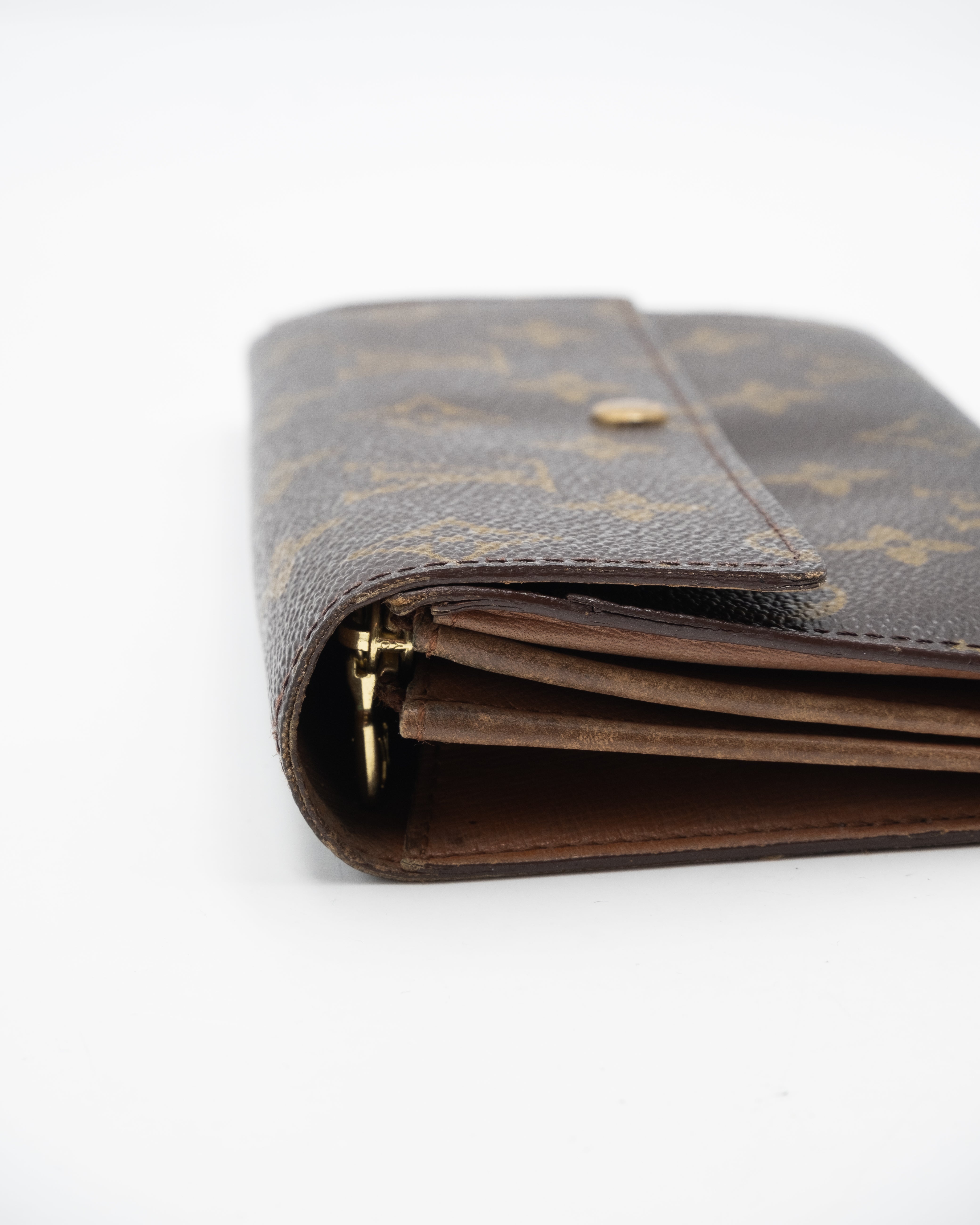 Louis Vuitton Portefeuille Porte Trésor Monogram Marron