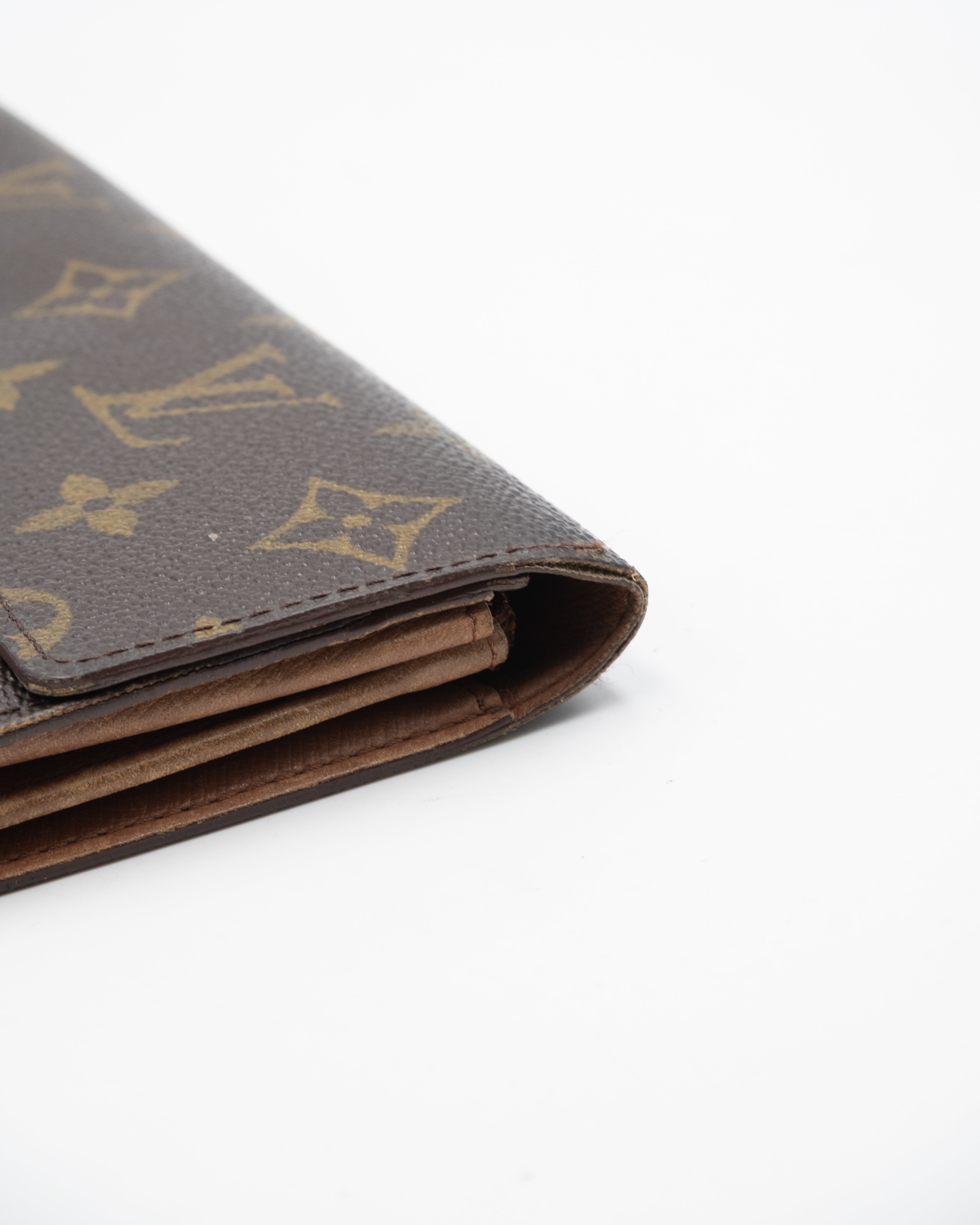 Louis Vuitton Portefeuille Porte Trésor Monogram Marron